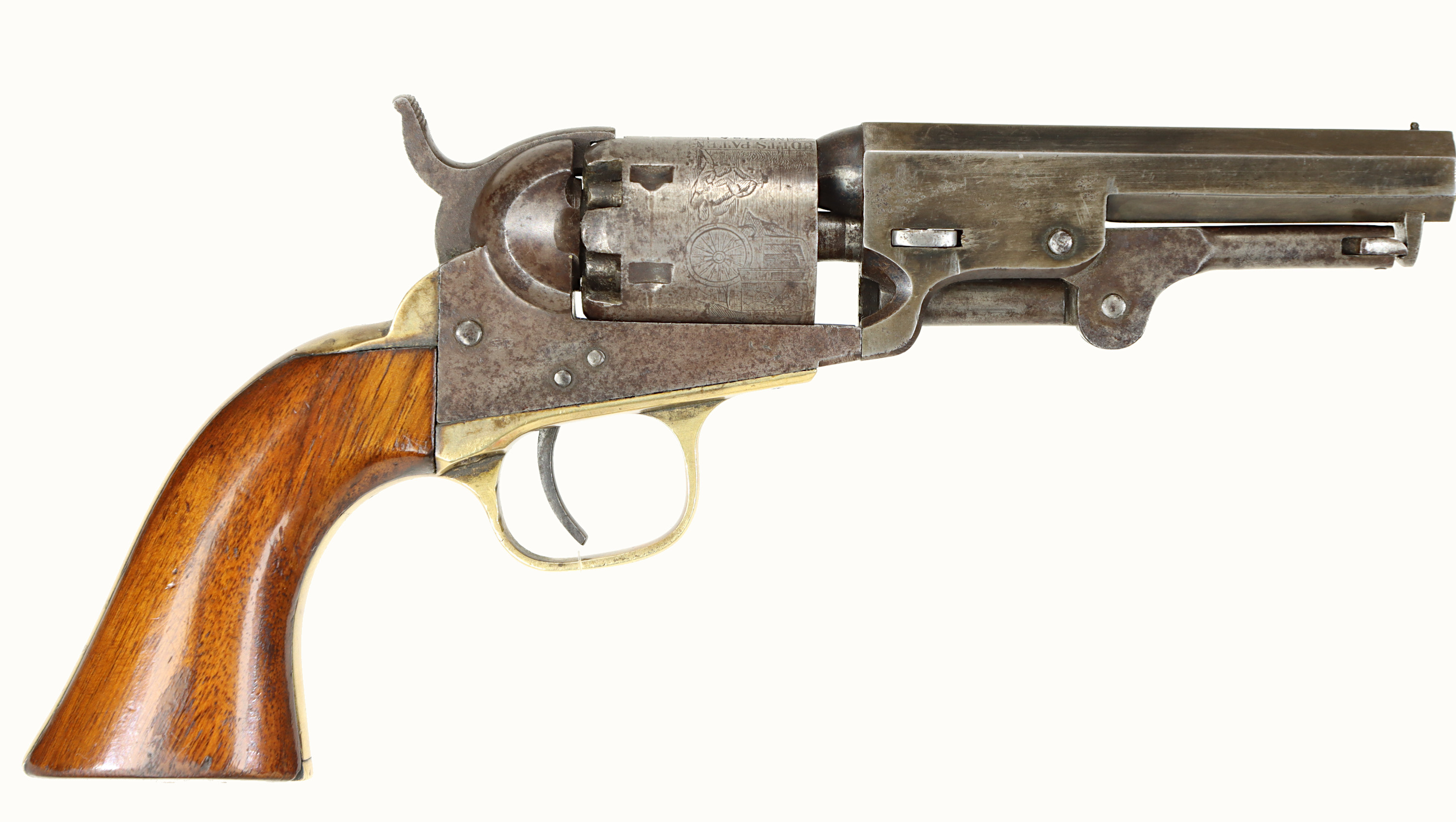SLAGLÅSREVOLVER, fabrikat Colt, modell 1849 Pocket, kaliber .31 Svartkrut, tillv.nr 254295.