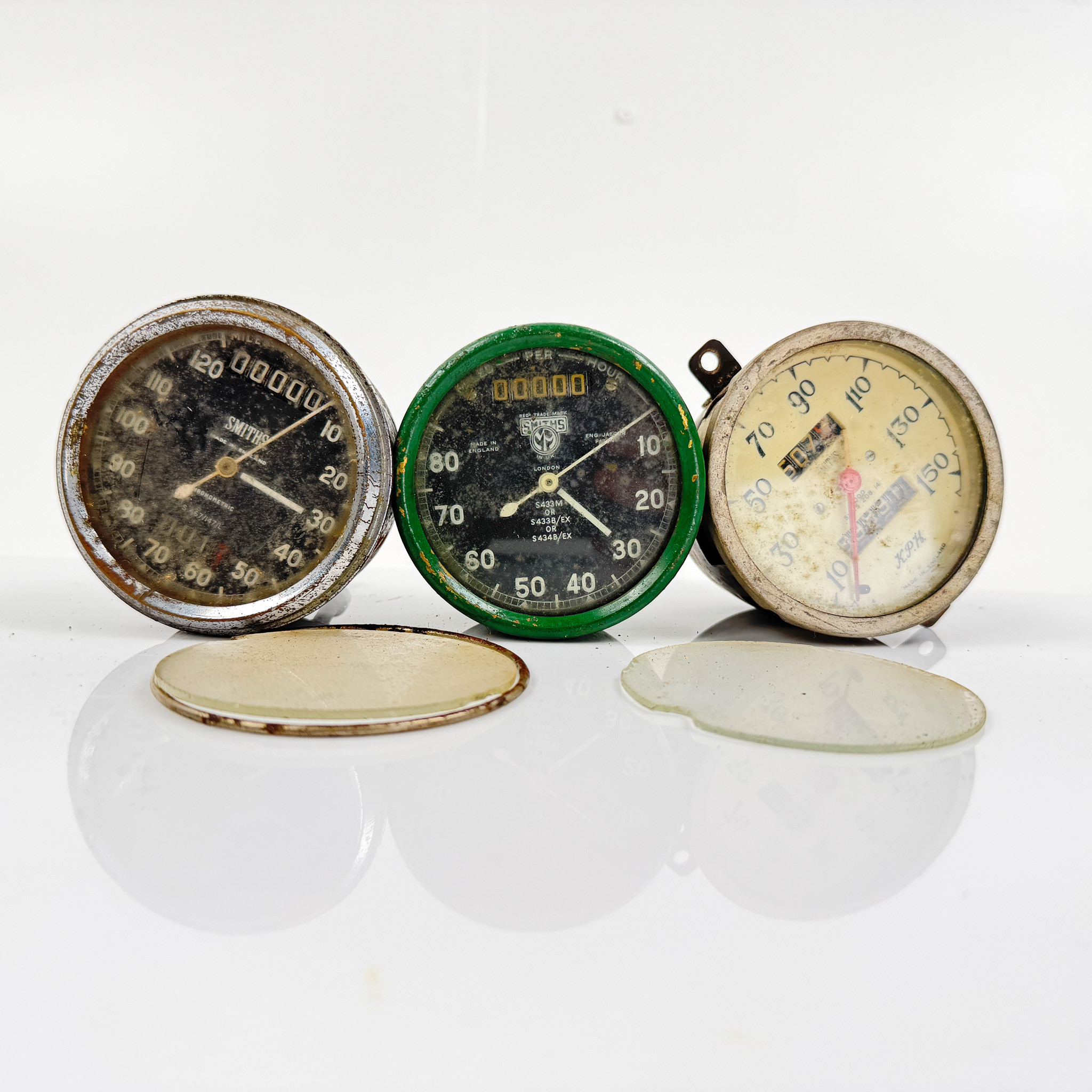 SMITHS, mätare och delar, ca 1940-tal, England.