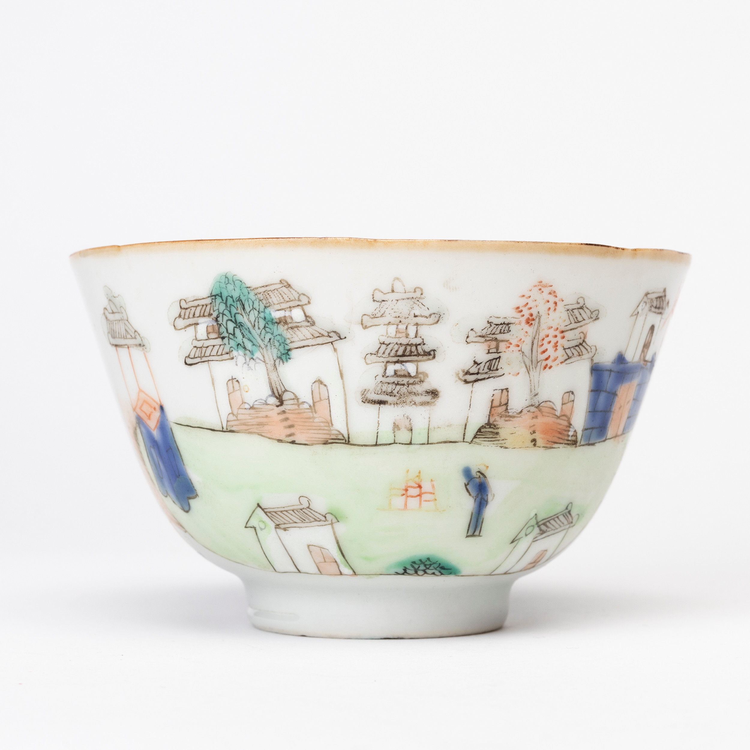 SKÅL, porslin, Kina, 1800-tal.