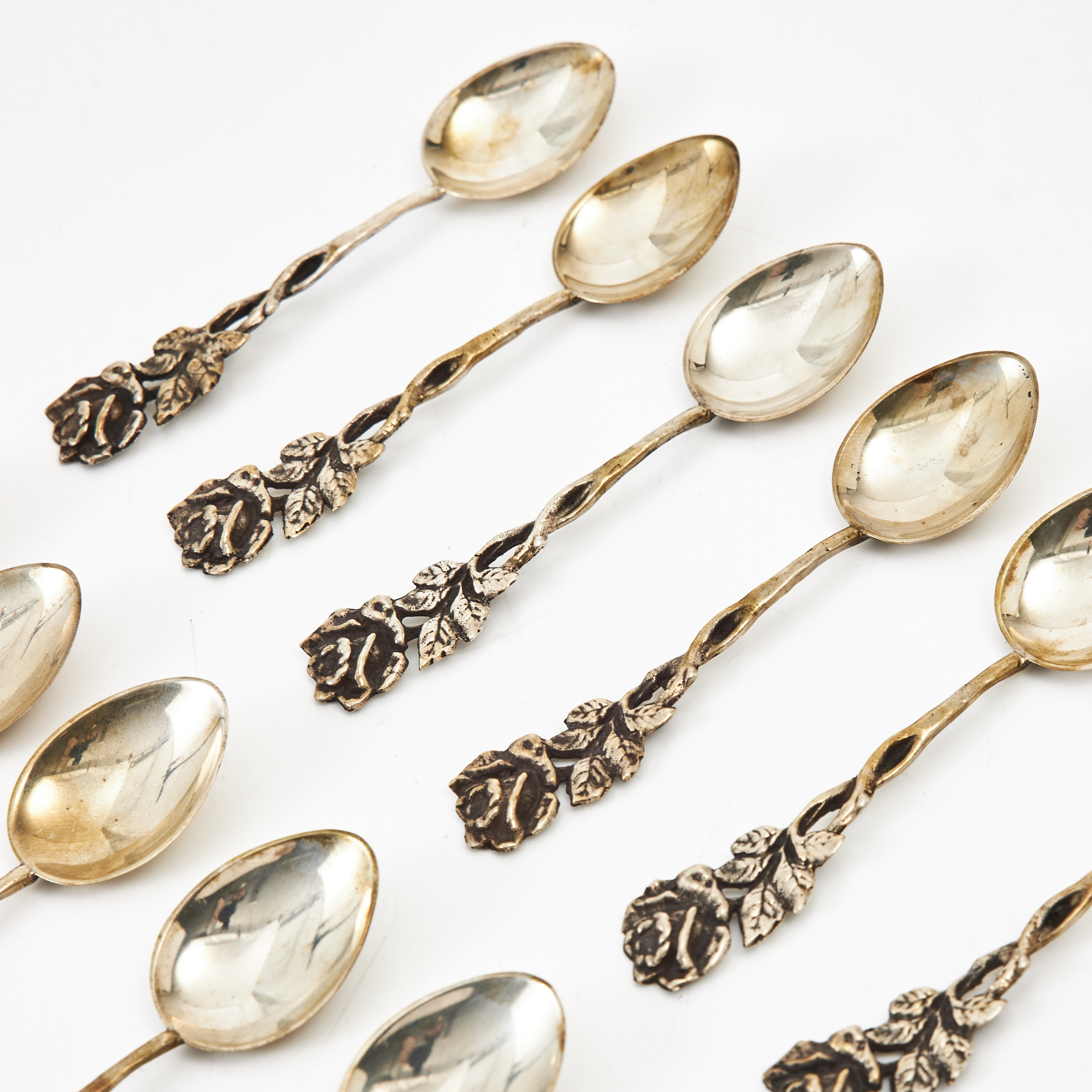 KAFFESKEDAR, 12 st, silver, Hultman A/B J L, 1949.