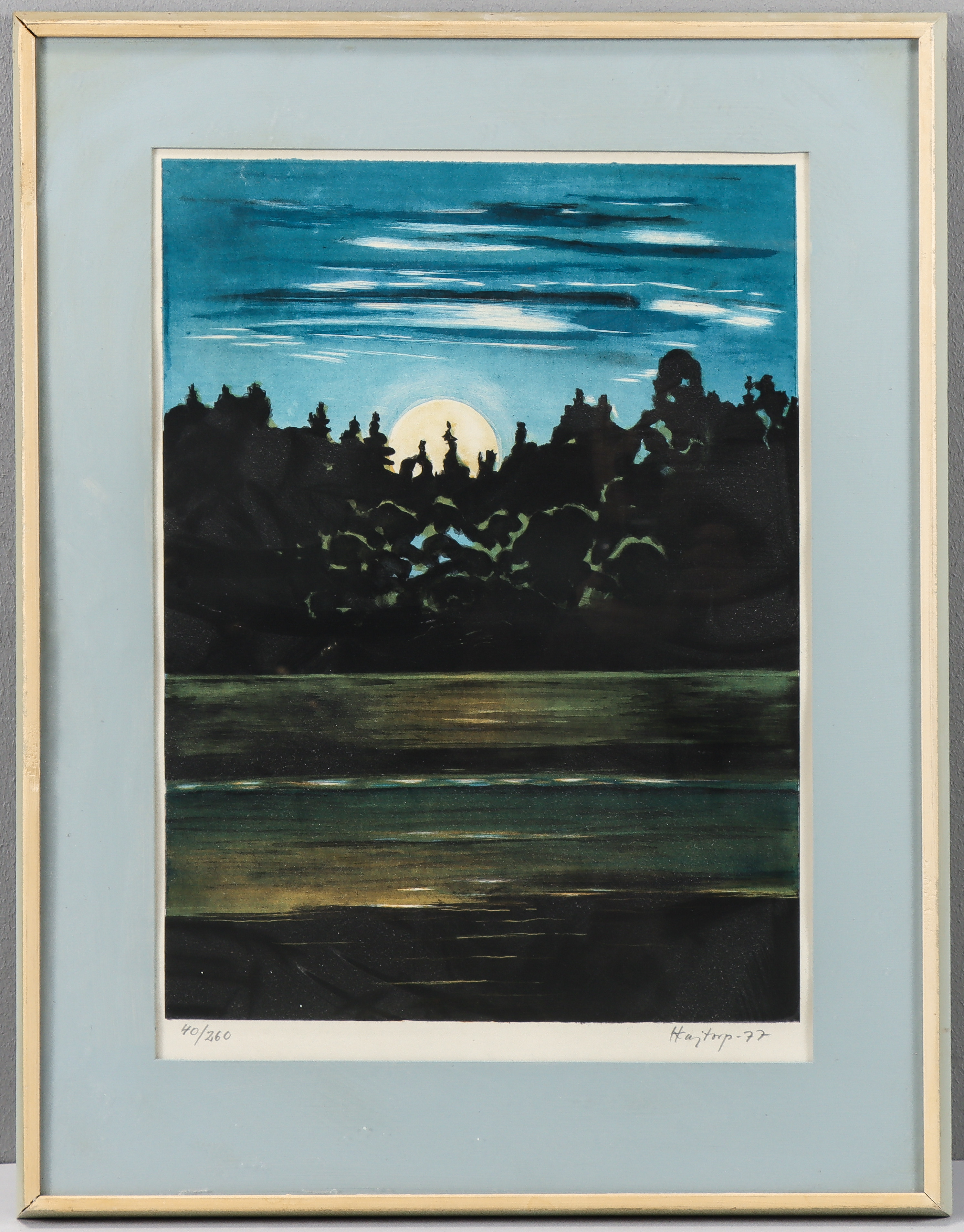 HANS KAJTORP. Litografi 40/260, signerad -77.