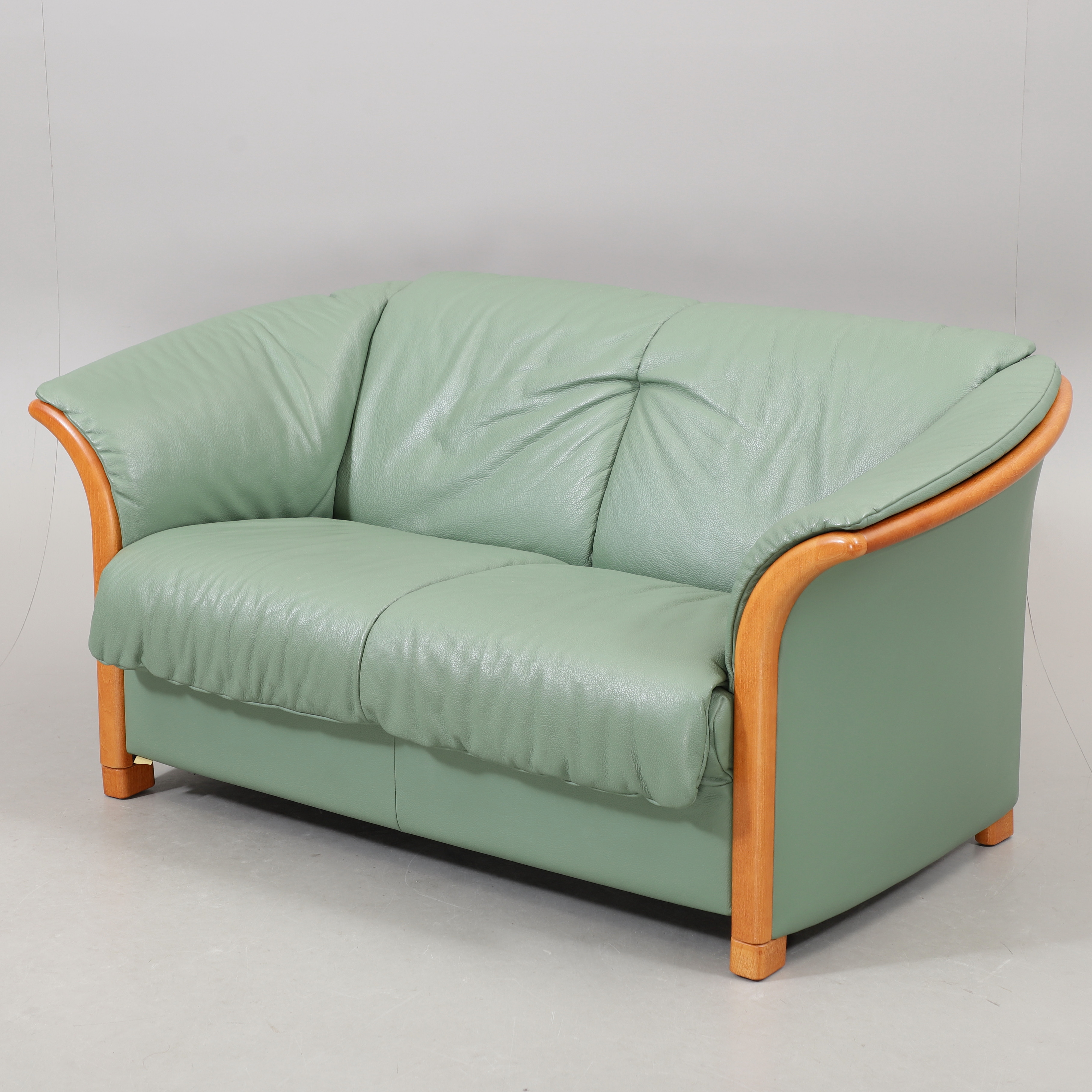 SOFFA, skinn, Ekornes. 1900/2000-tal.