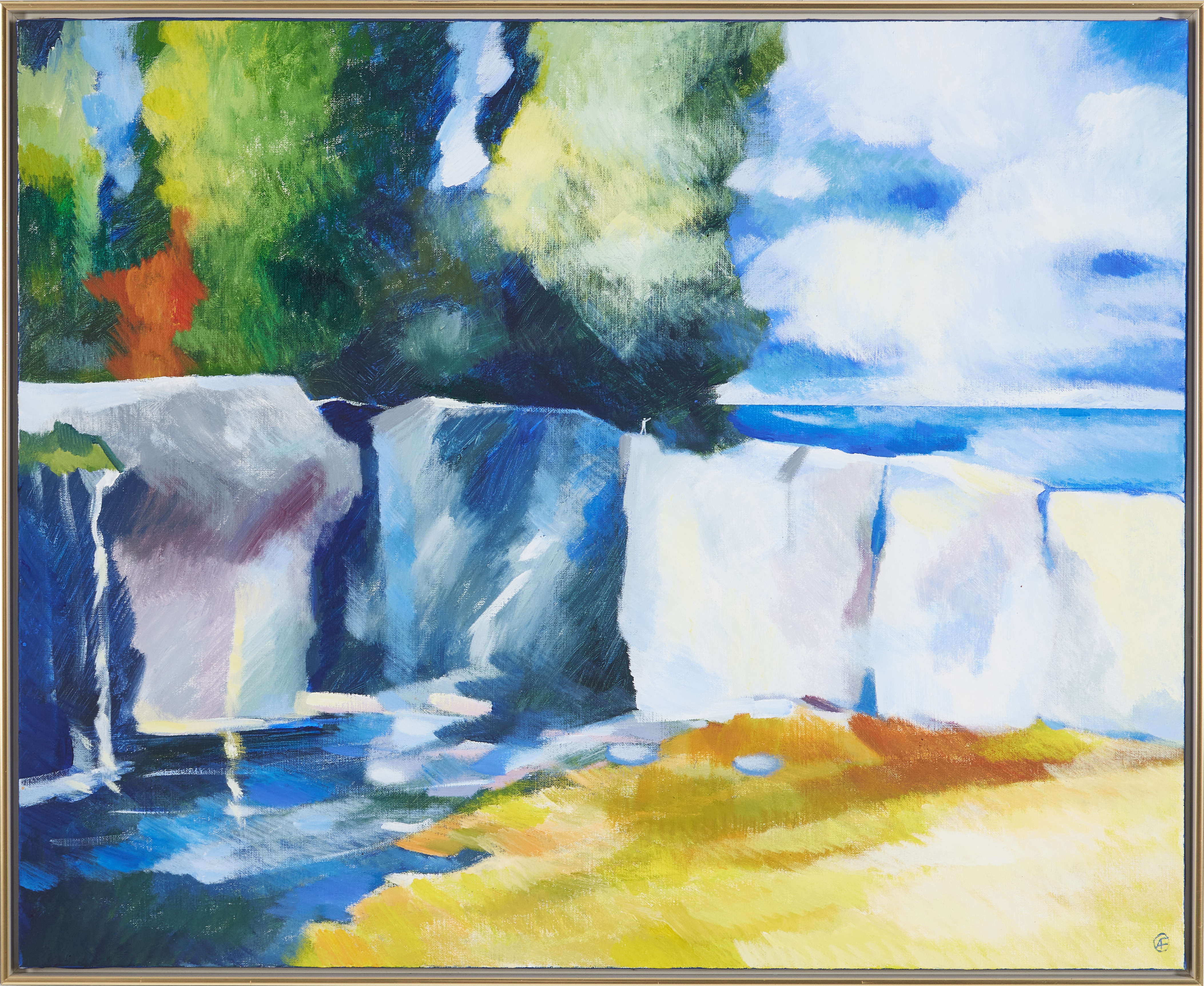 ANITA FRÖDING. "Skyddande berg".