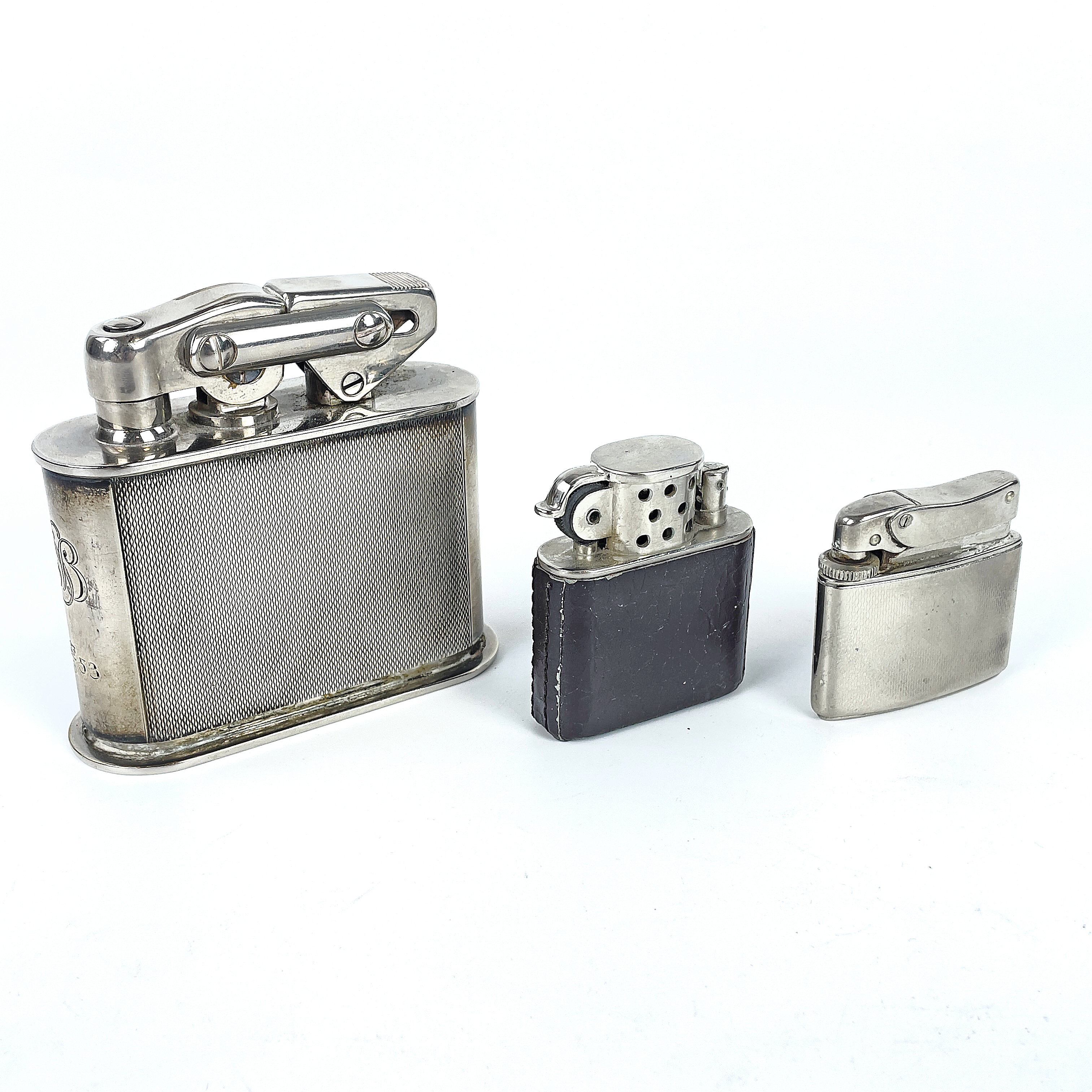 TÄNDARE, 3 st, bl.a. sterlingsilver, Karl Wieden, Mylflam, Marlboro.