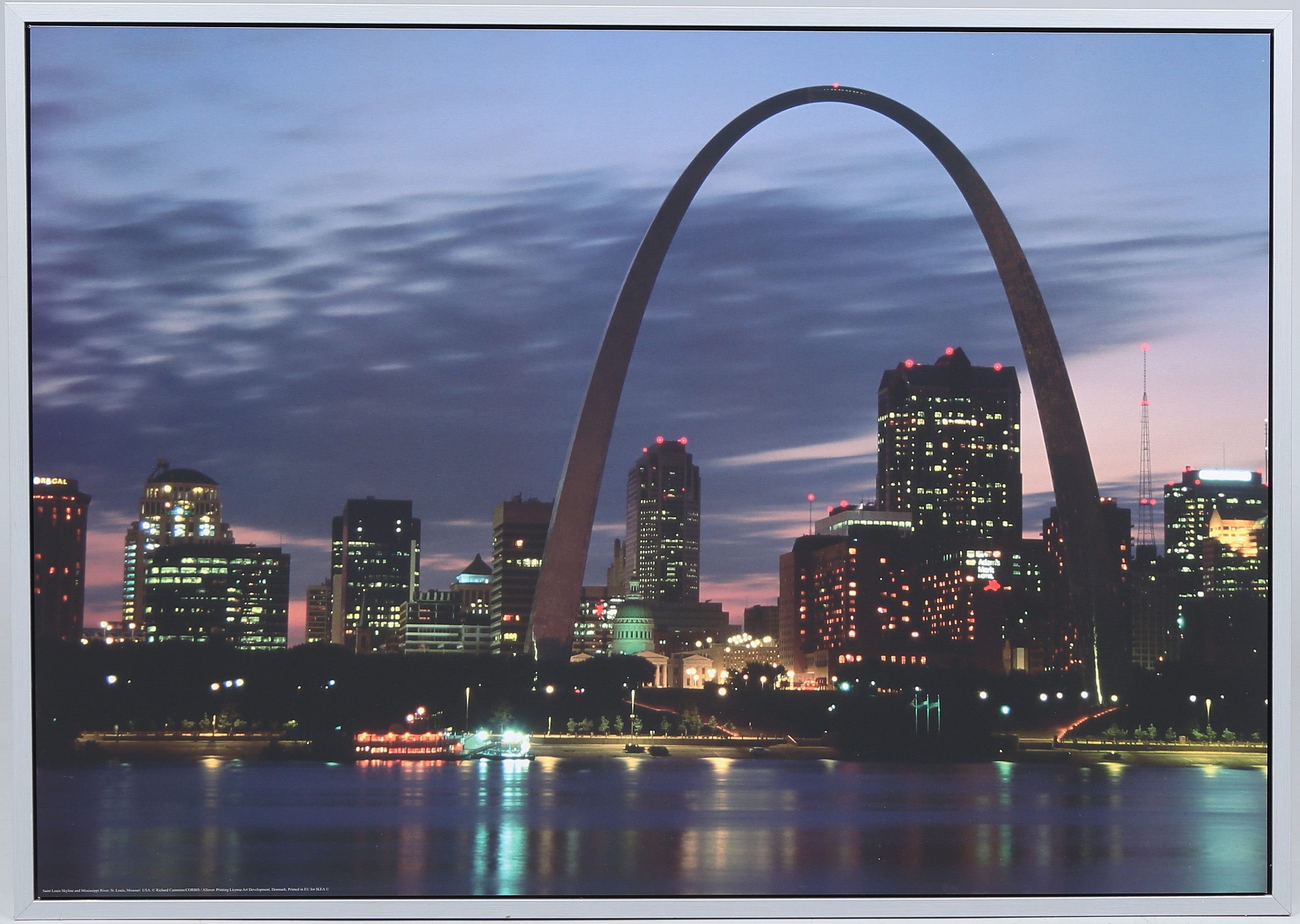 OKÄND KONSTNÄR. tryck på duk, St. Louis, Missouri, USA, Ikea.