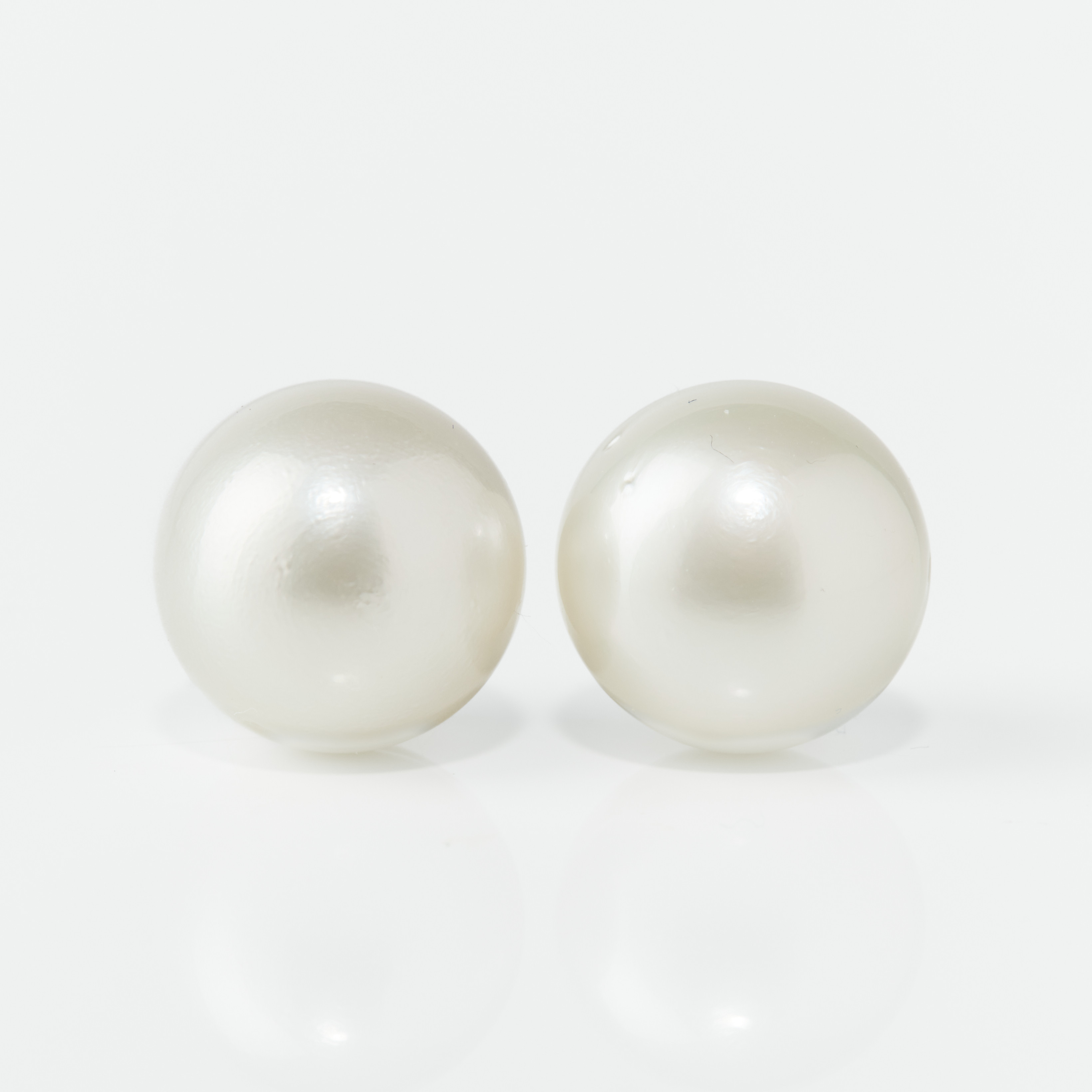 ÖRHÄNGEN, ett par, platina med South Seapärla.