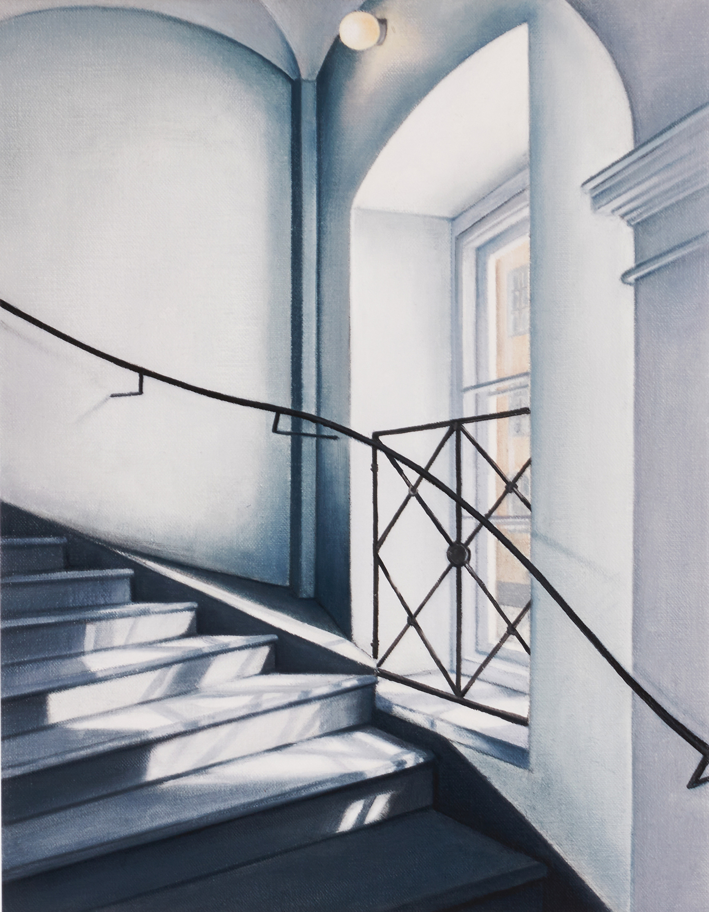 ANETTE BJÖRK SWENSSON (Falun, född 1956). "Trappljus", signerad och numrerad A Björk 9/90, pigment print.