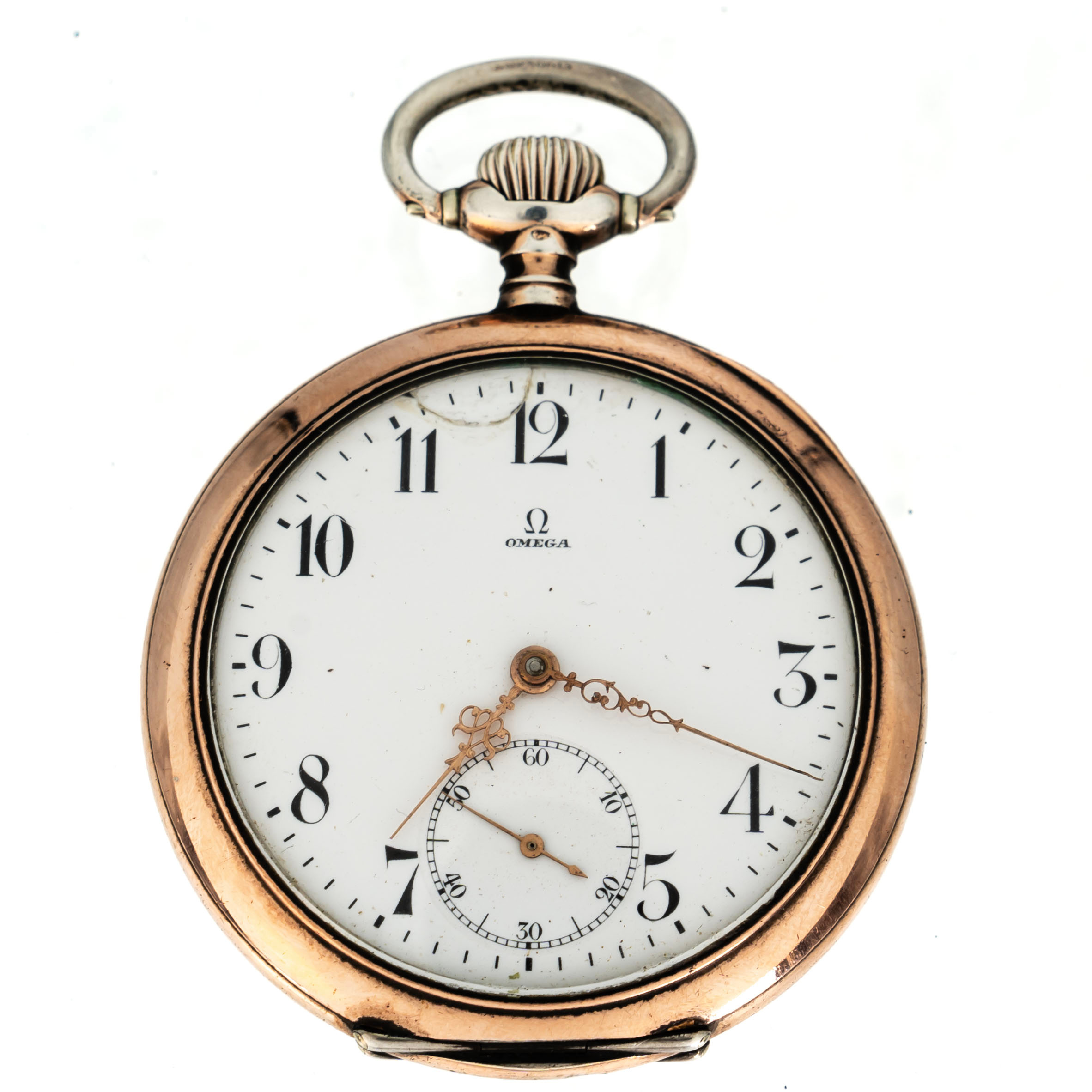 OMEGA. Fickur, Silver 1913.