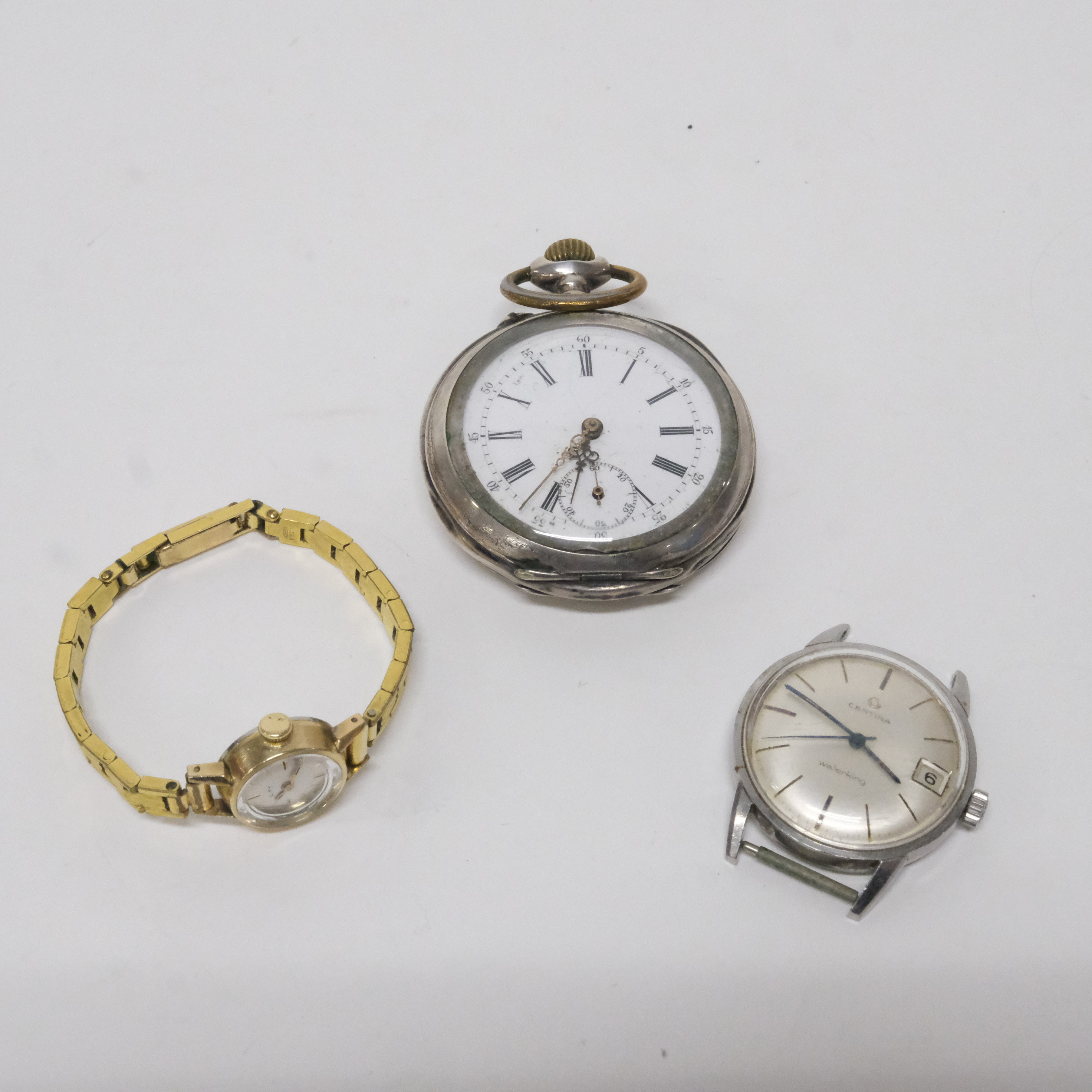 FICKUR OCH ARMBANDSUR. BL.A. CERTINA M.FL. TRE DELAR.