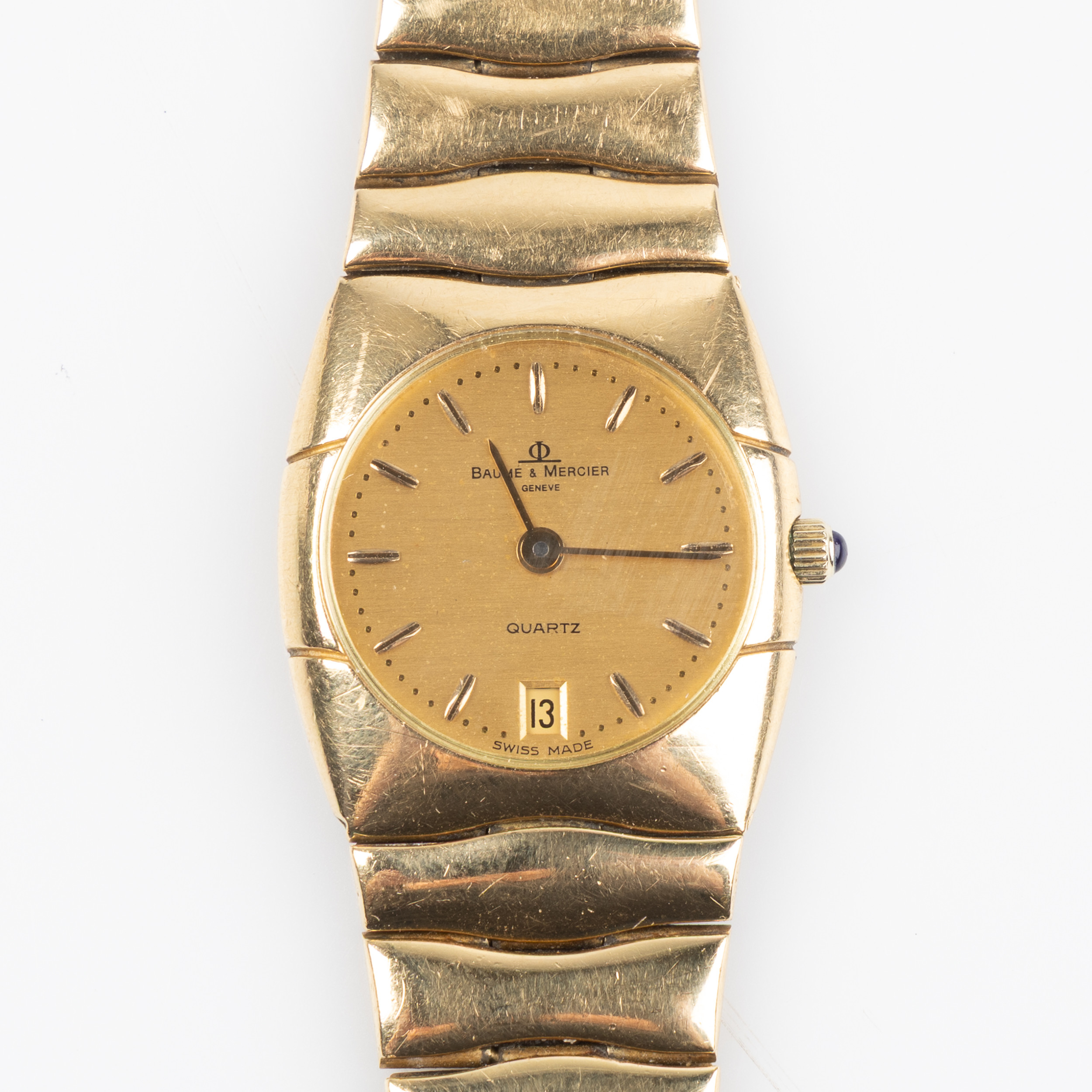 BAUME & MERCIER, armbandsur, 18K guld. 23 mm.