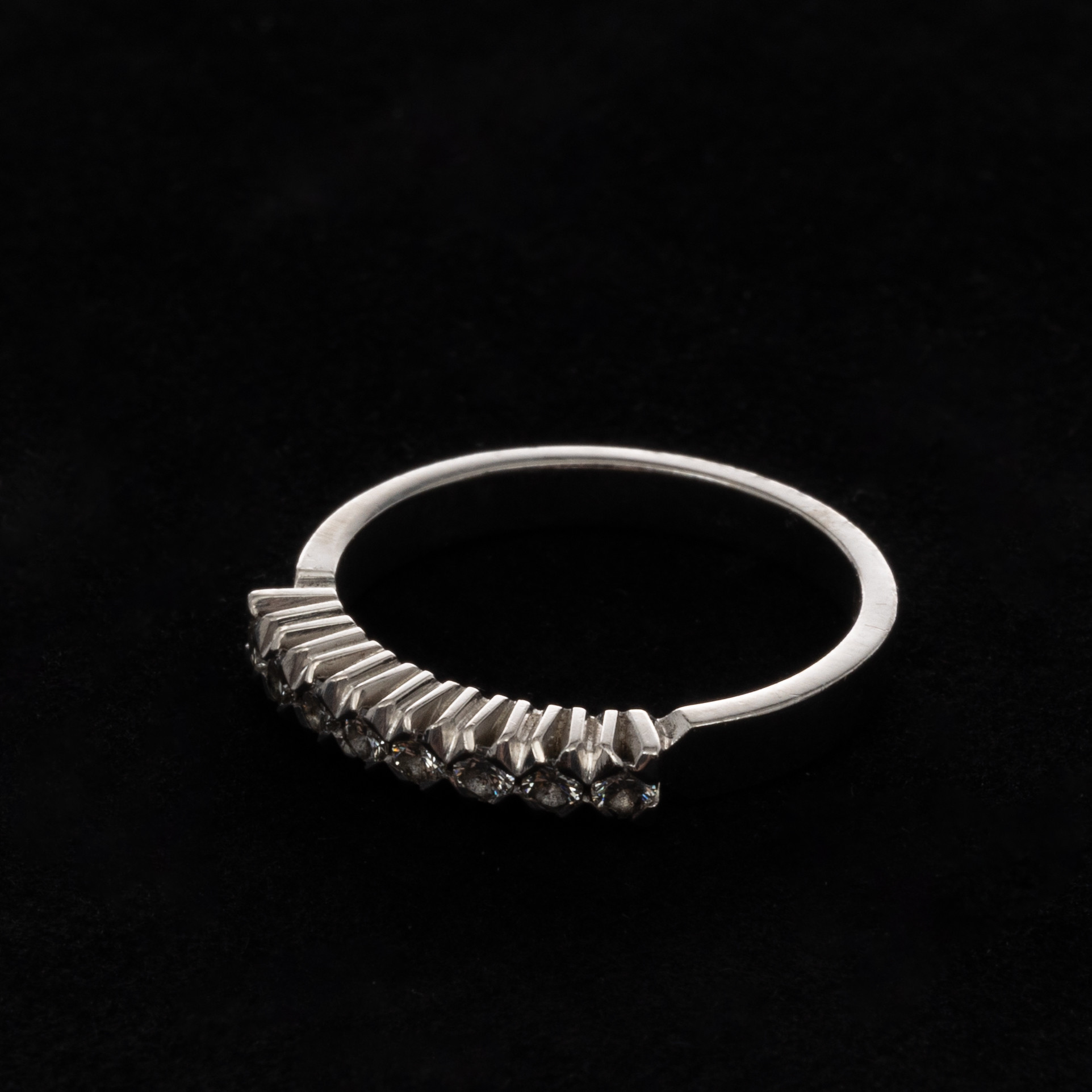 RING, 18K vitguld, Briljanter 0,20 ct.