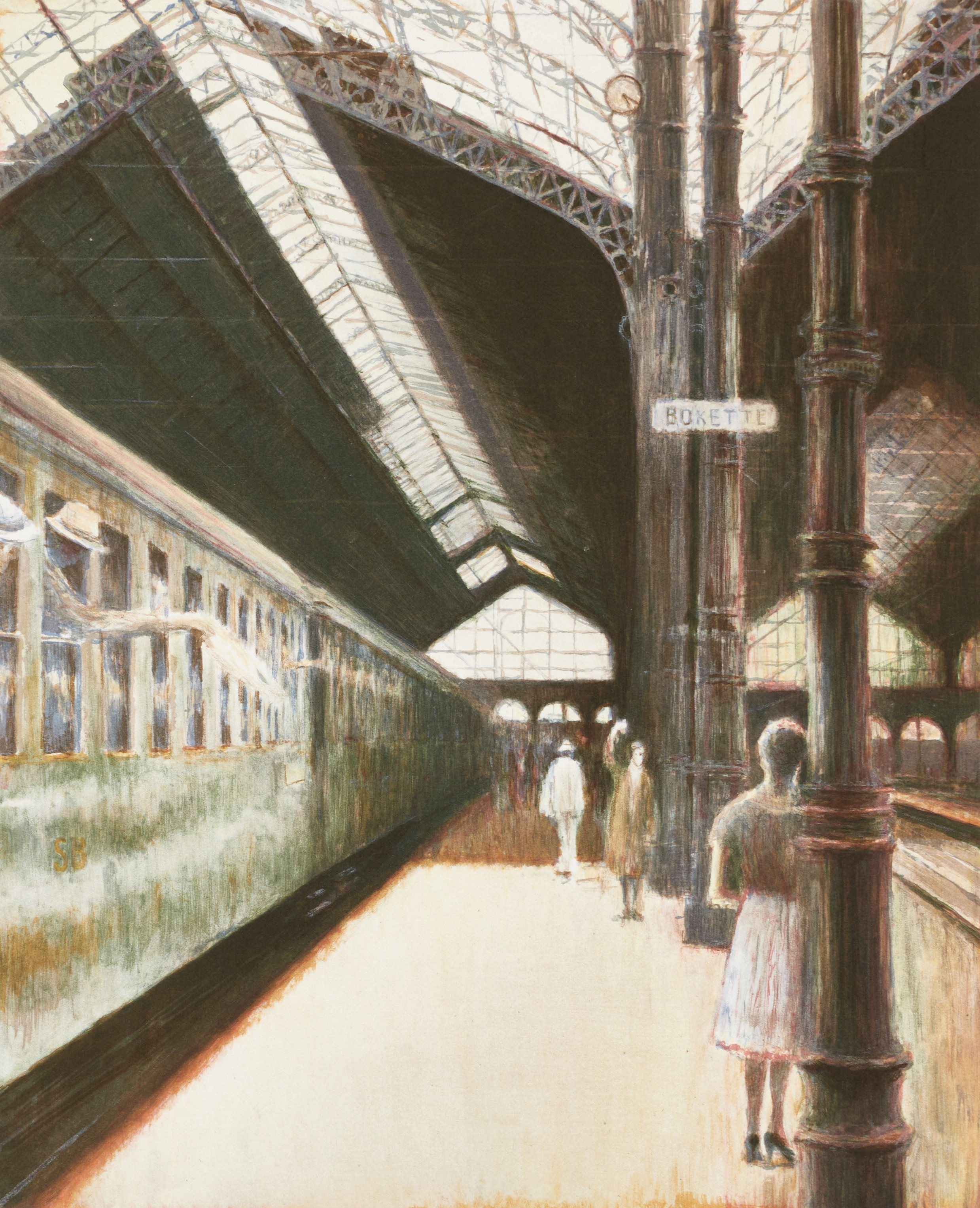 MATS ÅKERMAN (född 1956). "Tempo", signerad och daterad -04, numrerad 77/240, färglitografi.