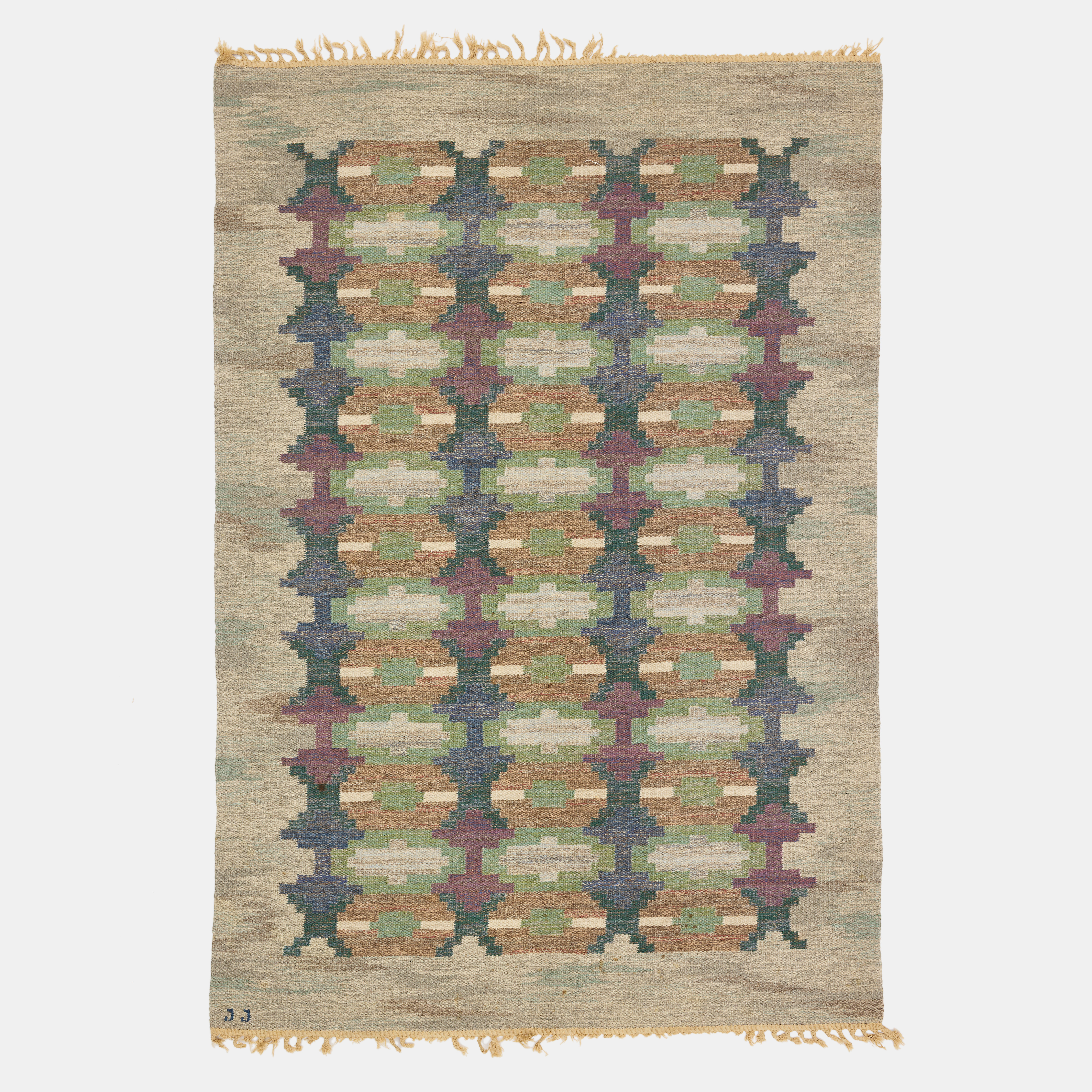 JUDITH  JOHANSSON. "Dungen", matta, rölakan, ca. 248 x 170,5 cm.