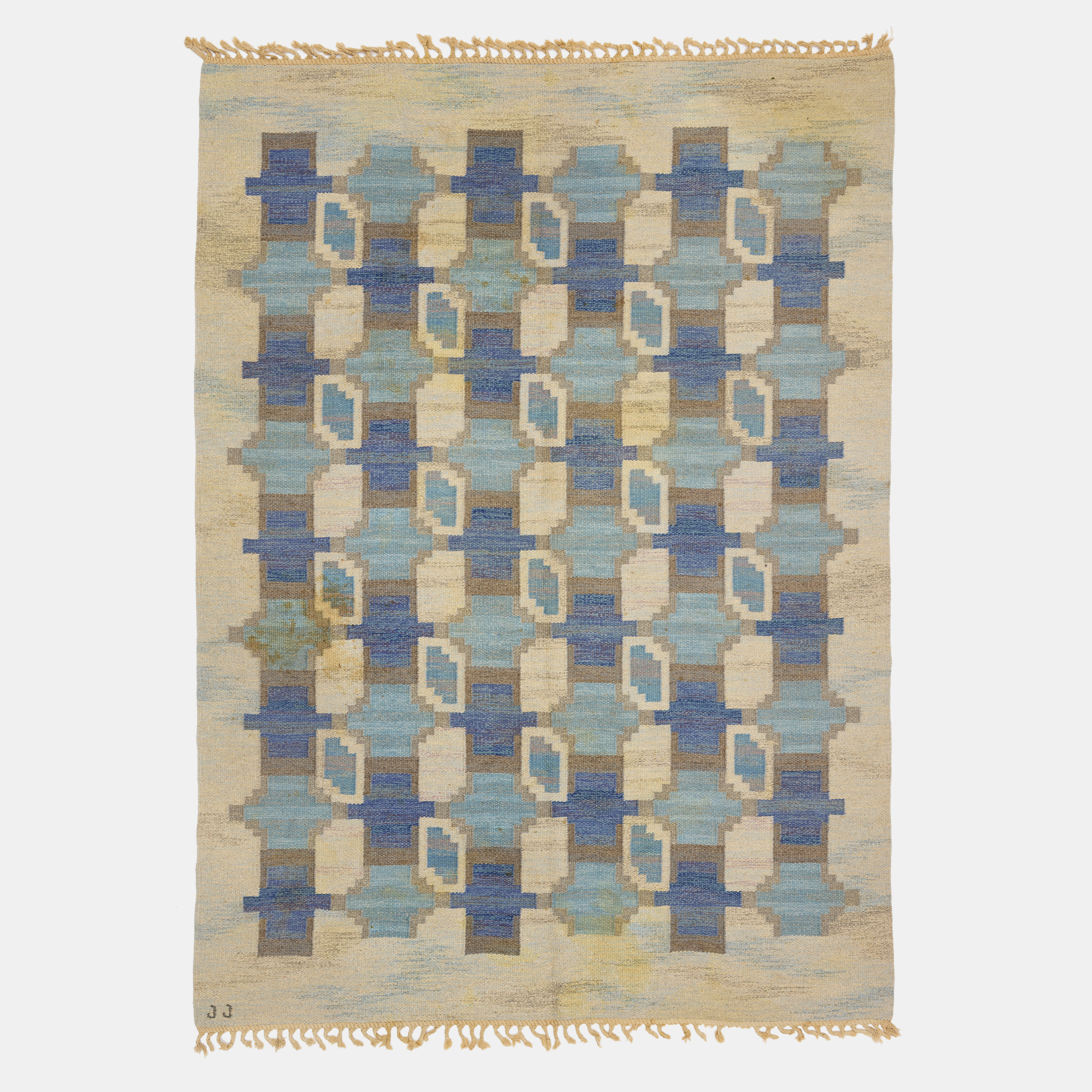 JUDITH  JOHANSSON. "Campanula", matta, rölakan, ca. 265 x 191 cm.