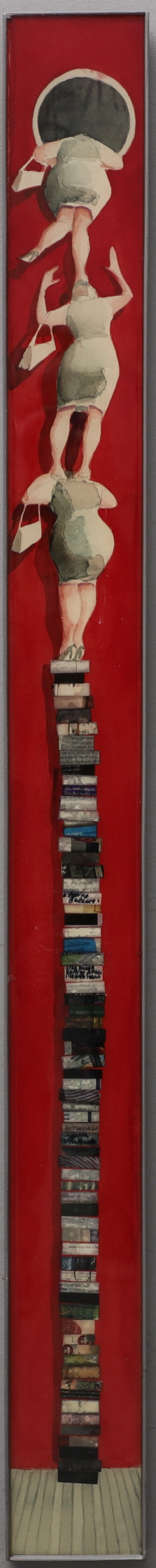 LARISSA STENLANDER. "Is it anybody out there", blandteknik, signerad.