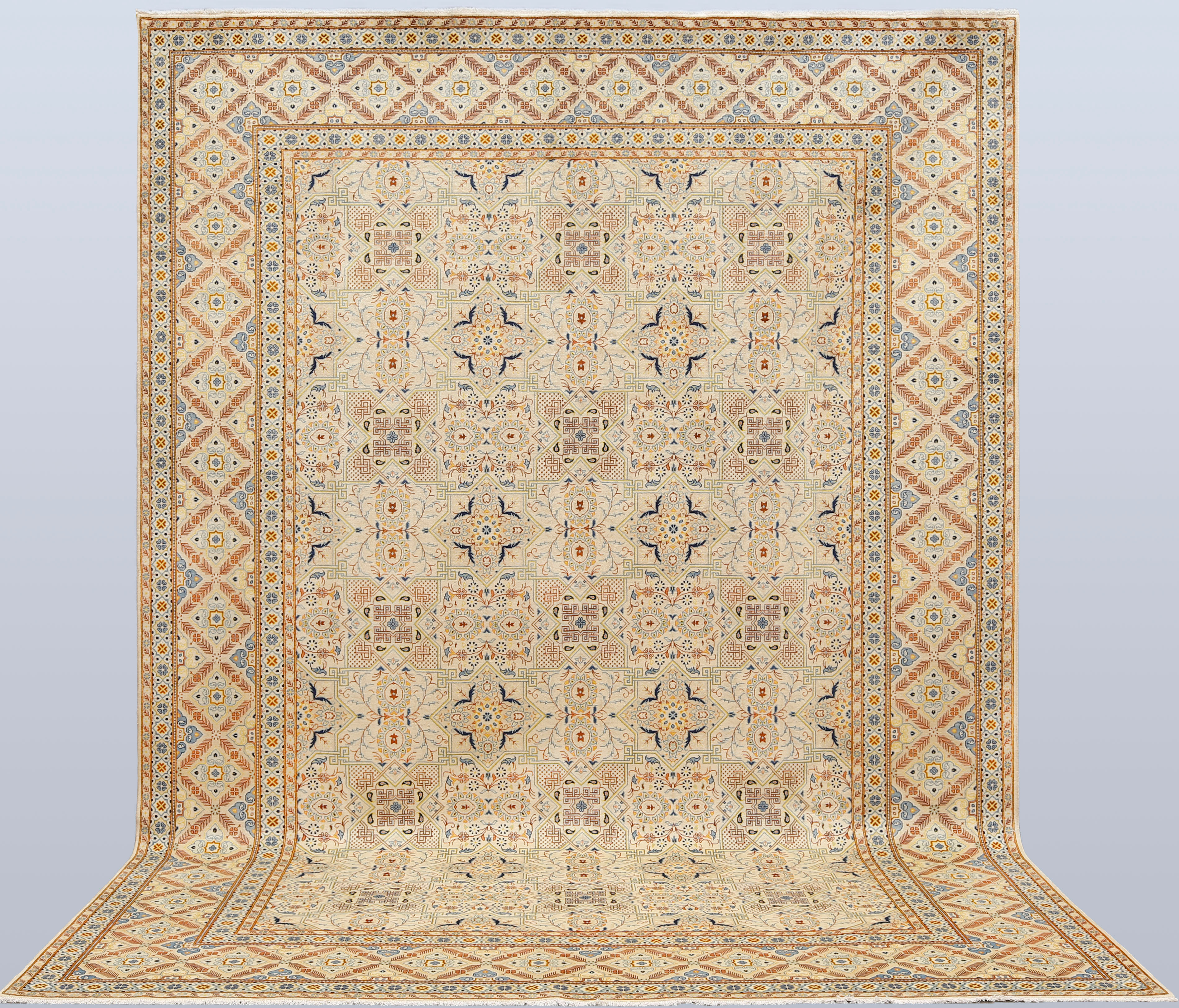 ORIENTMATTA. Ljus Keshan fine, 394 x 285 cm.