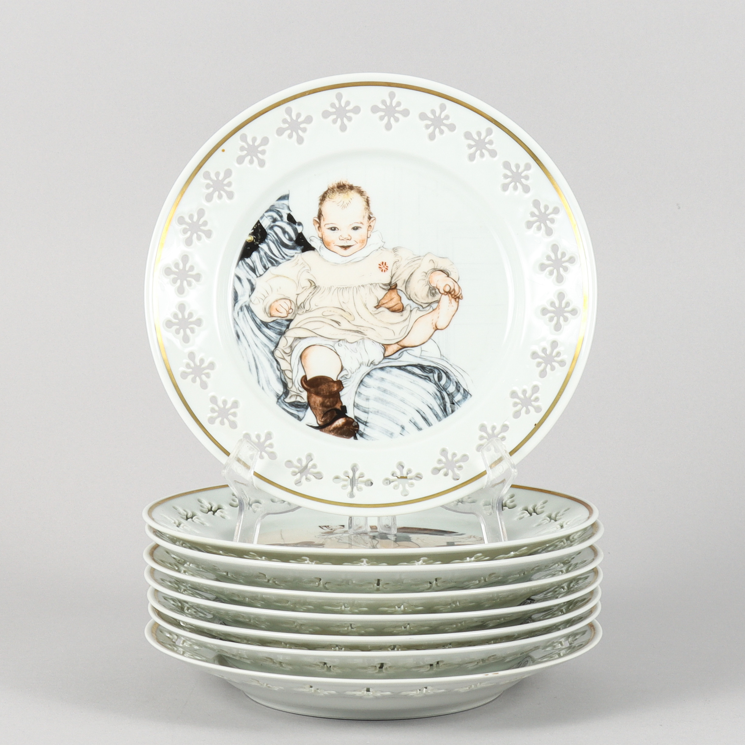 TALLRIKAR 8 stycken, Bing & Gröndahl.