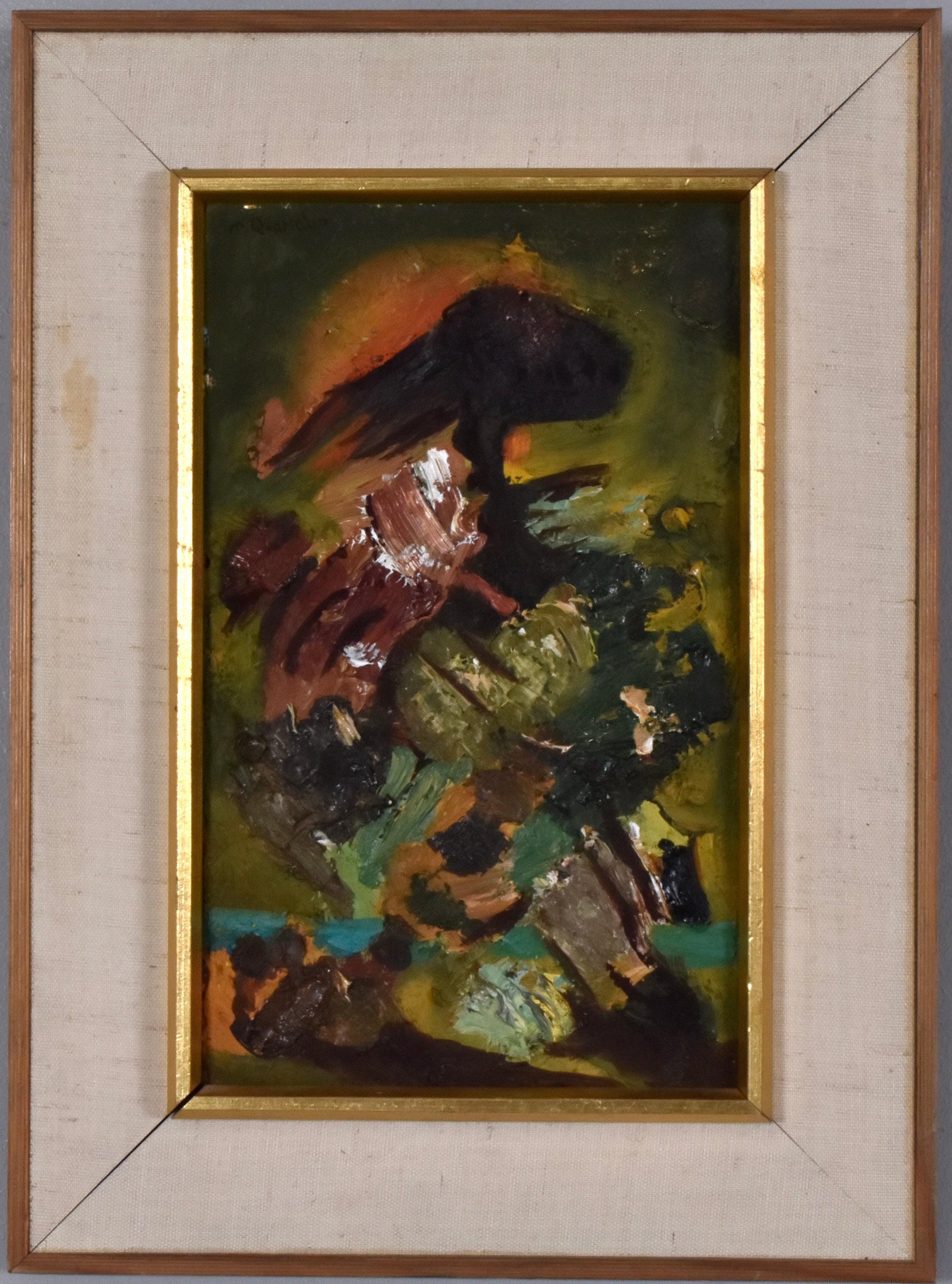 MICHAEL QVARSEBO. Olja på pannå.