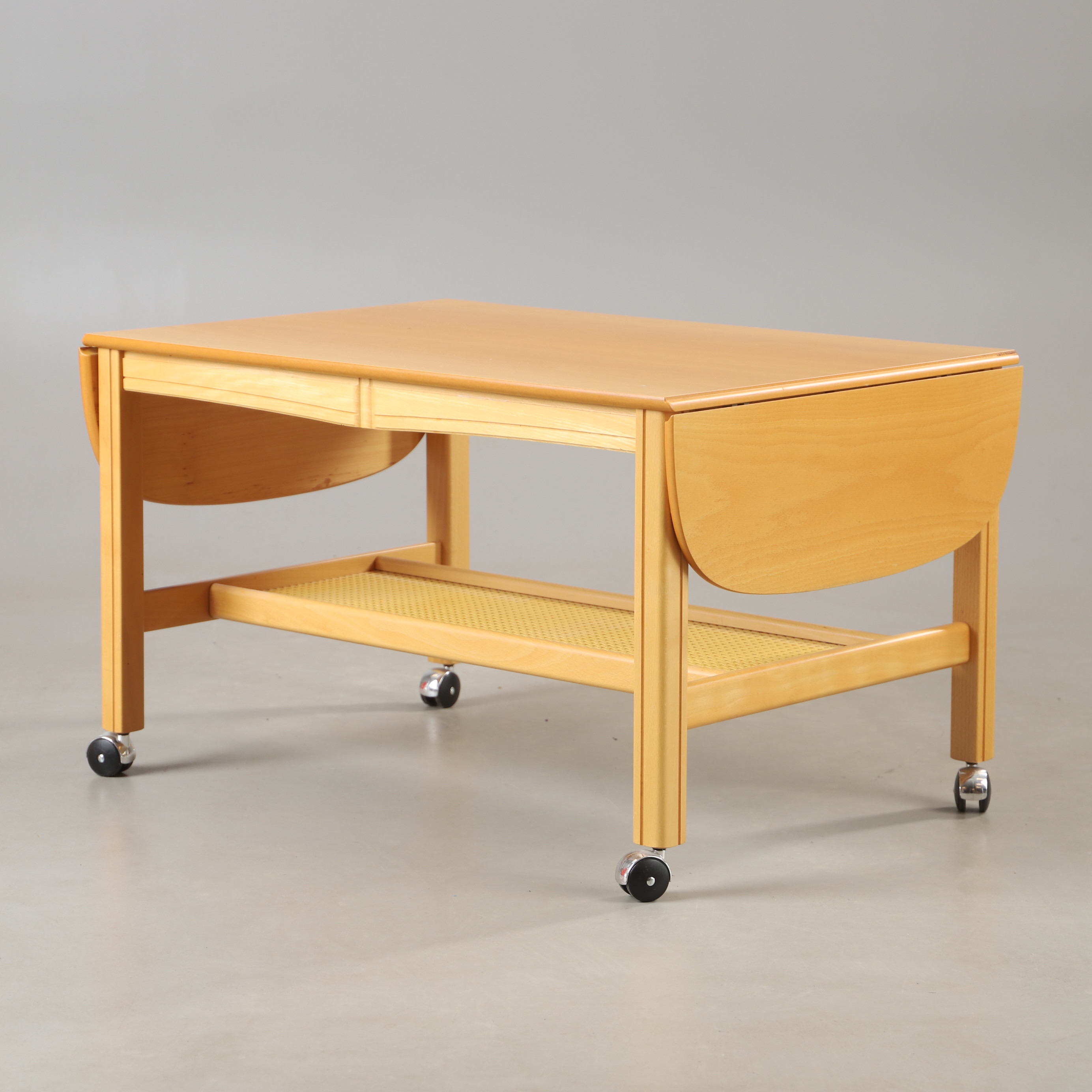 SOFFBORD, björk och rotting, 1900-talets andra hälft.