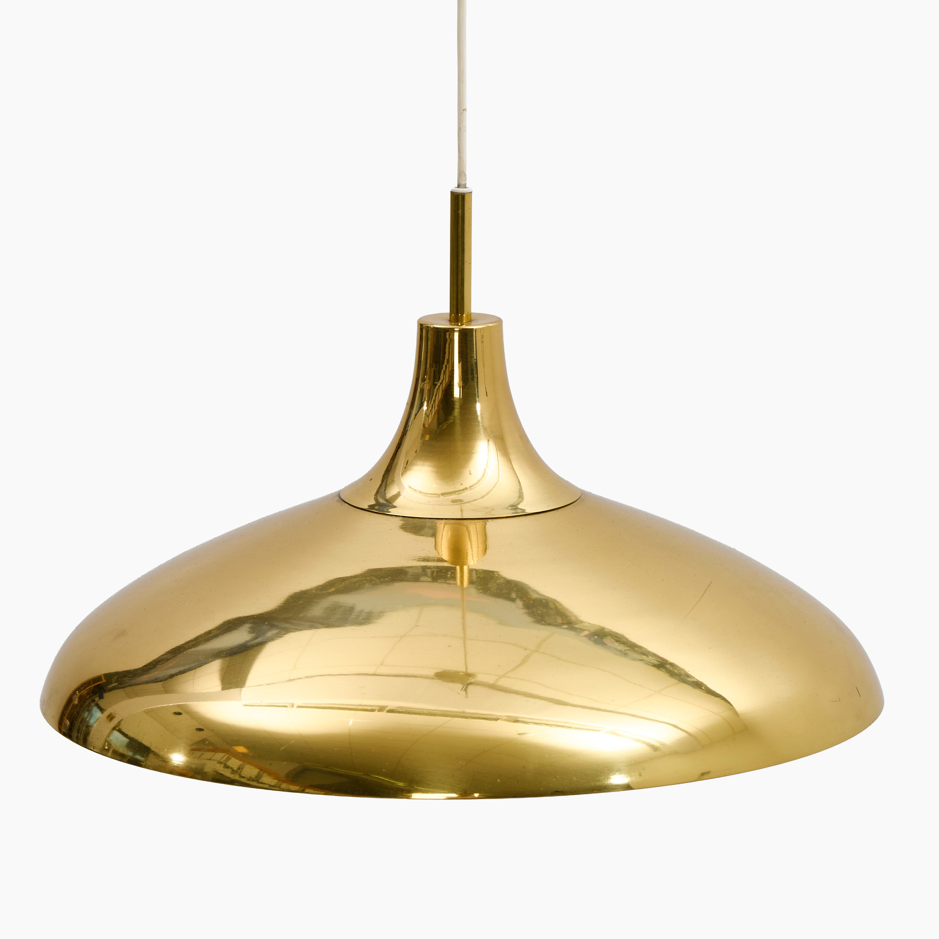 TAKLAMPA, mässing, Boréns, modell 5003, 1900-talets andra hälft.