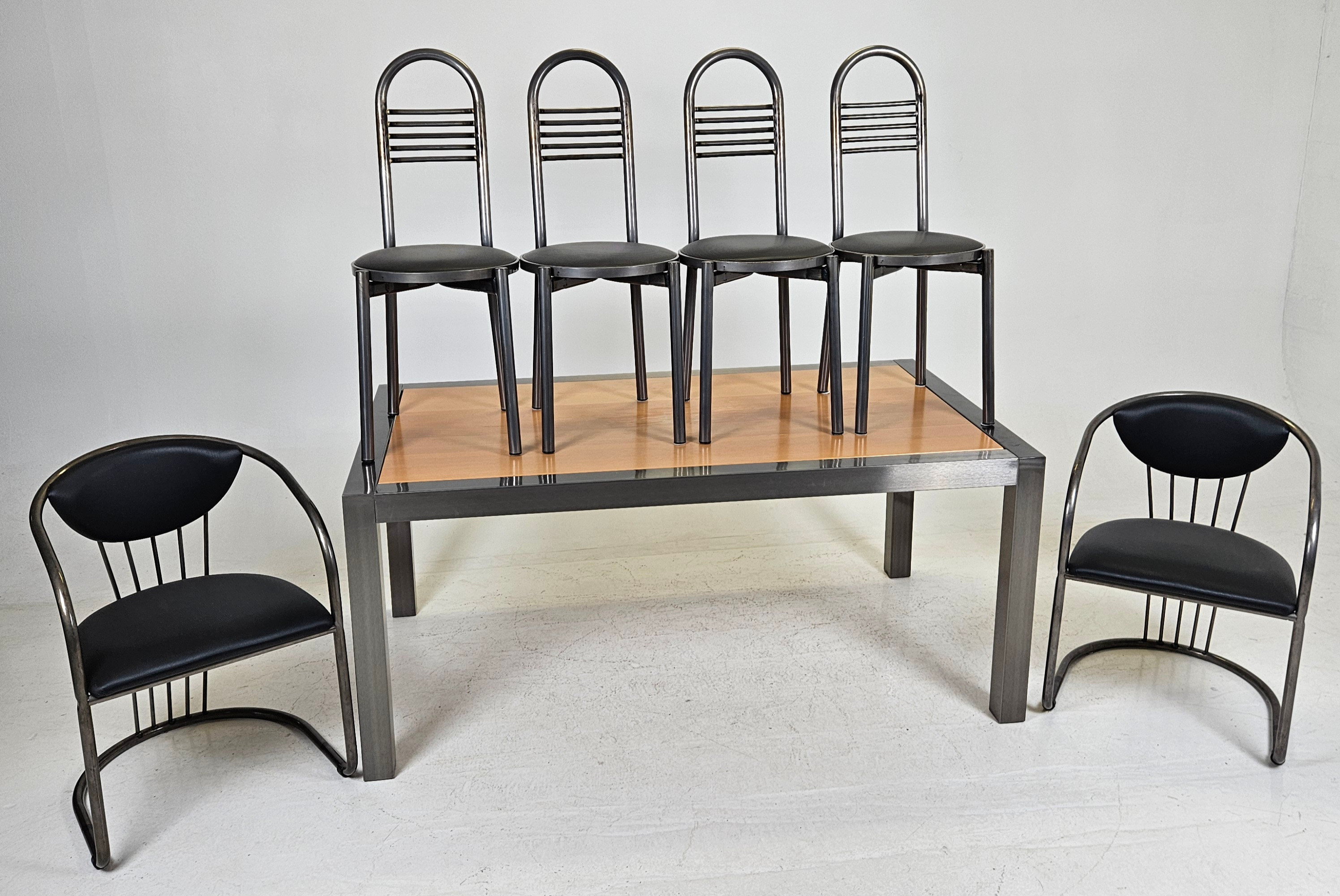 MATSALSMÖBEL, 7 delar, 1900-talets andra hälft.