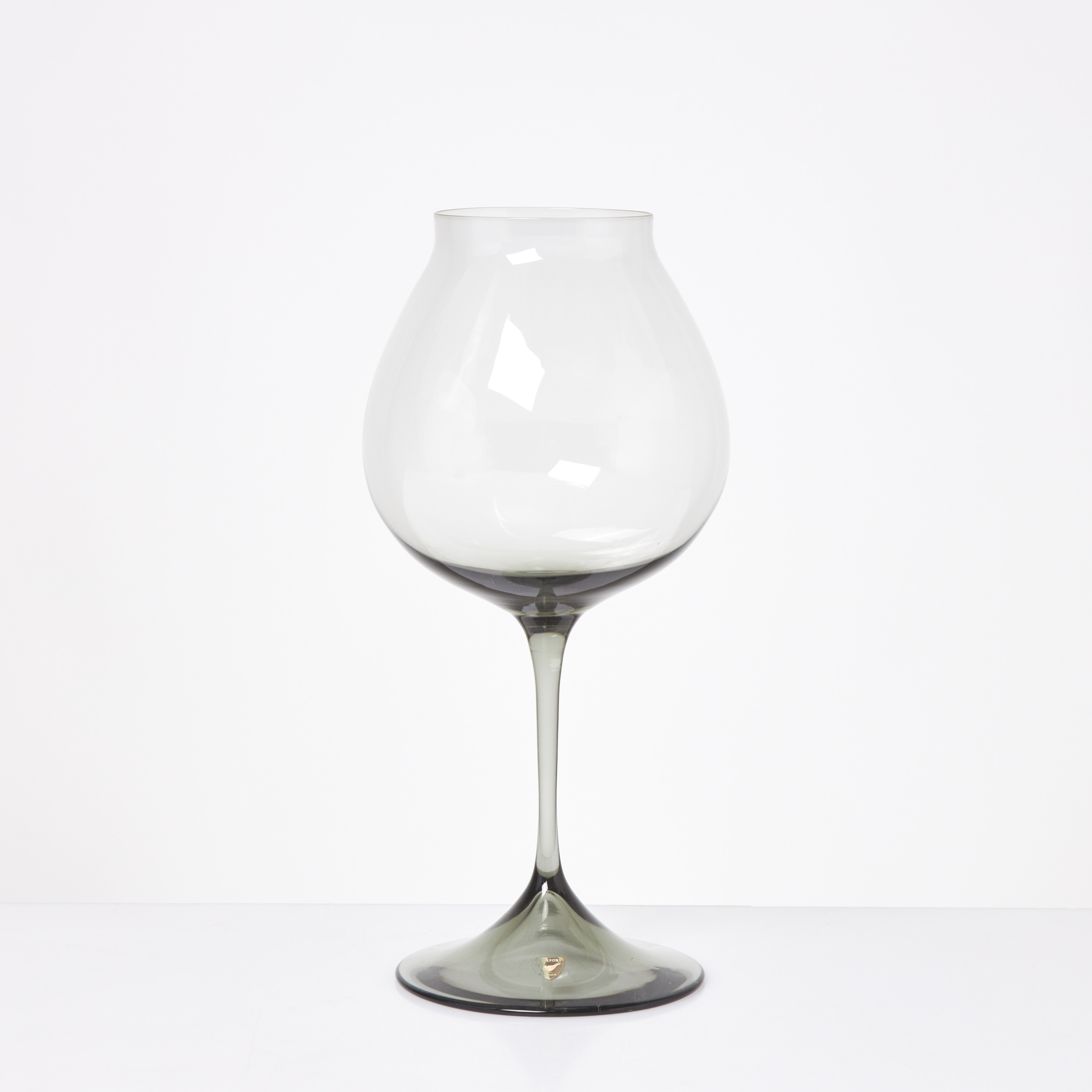 NILS LANDBERG. Pokal, glas, Orrefors, etikettmärkt.