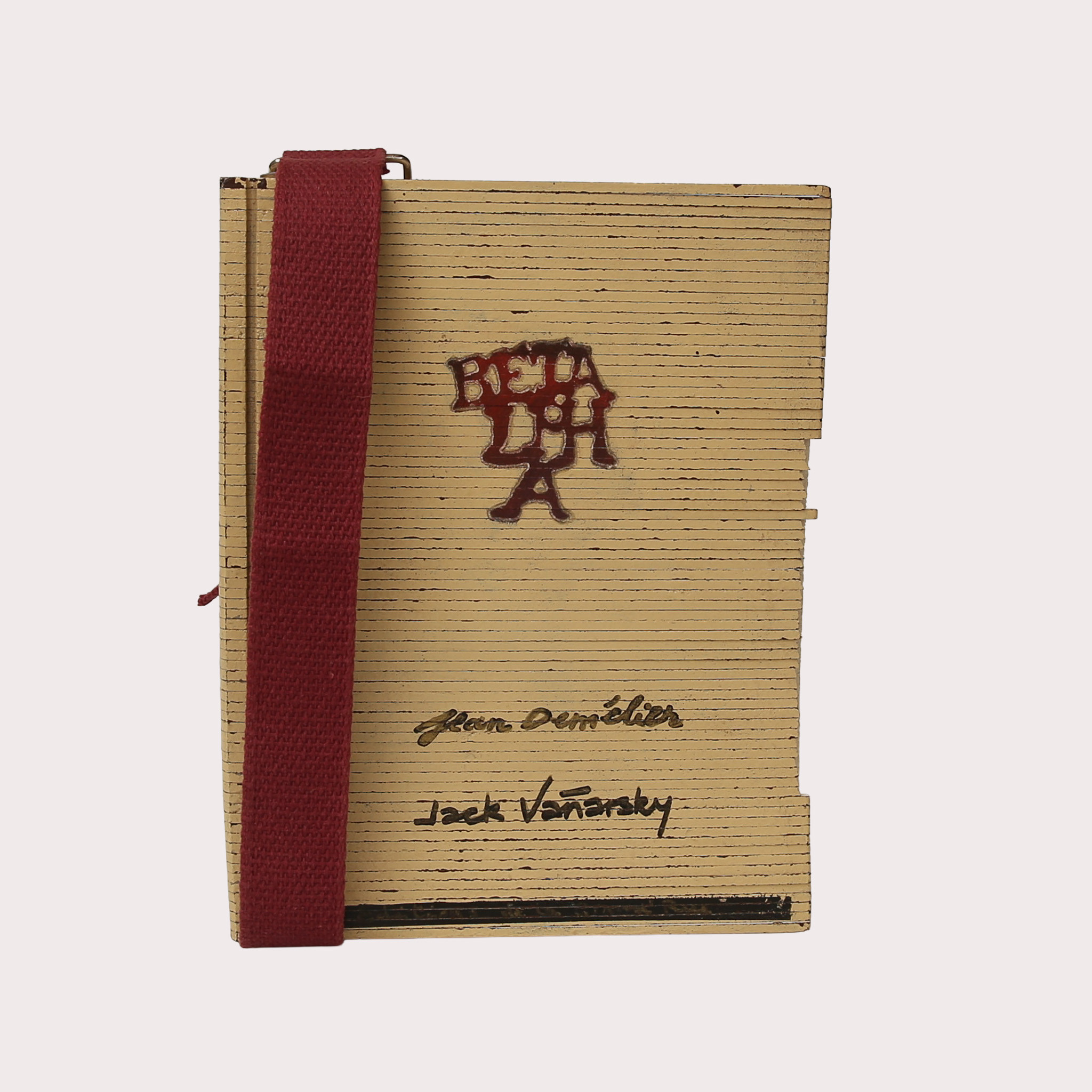 JACK VANARSKY, (Argentina, 1936-2009), skulptur, "Betalpha", bokform, bemålad, HC exemplar 5/10. Signerad.