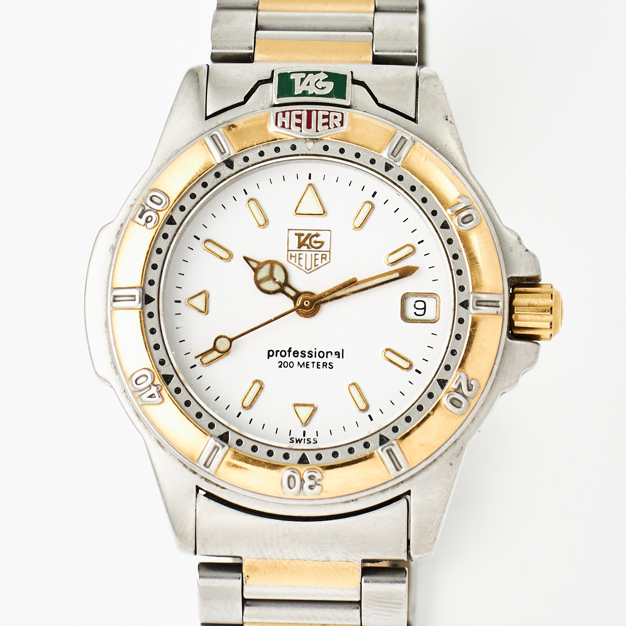 TAG HEUER, 4000, armbandsur, 34 mm, bicolour, ca 1995.