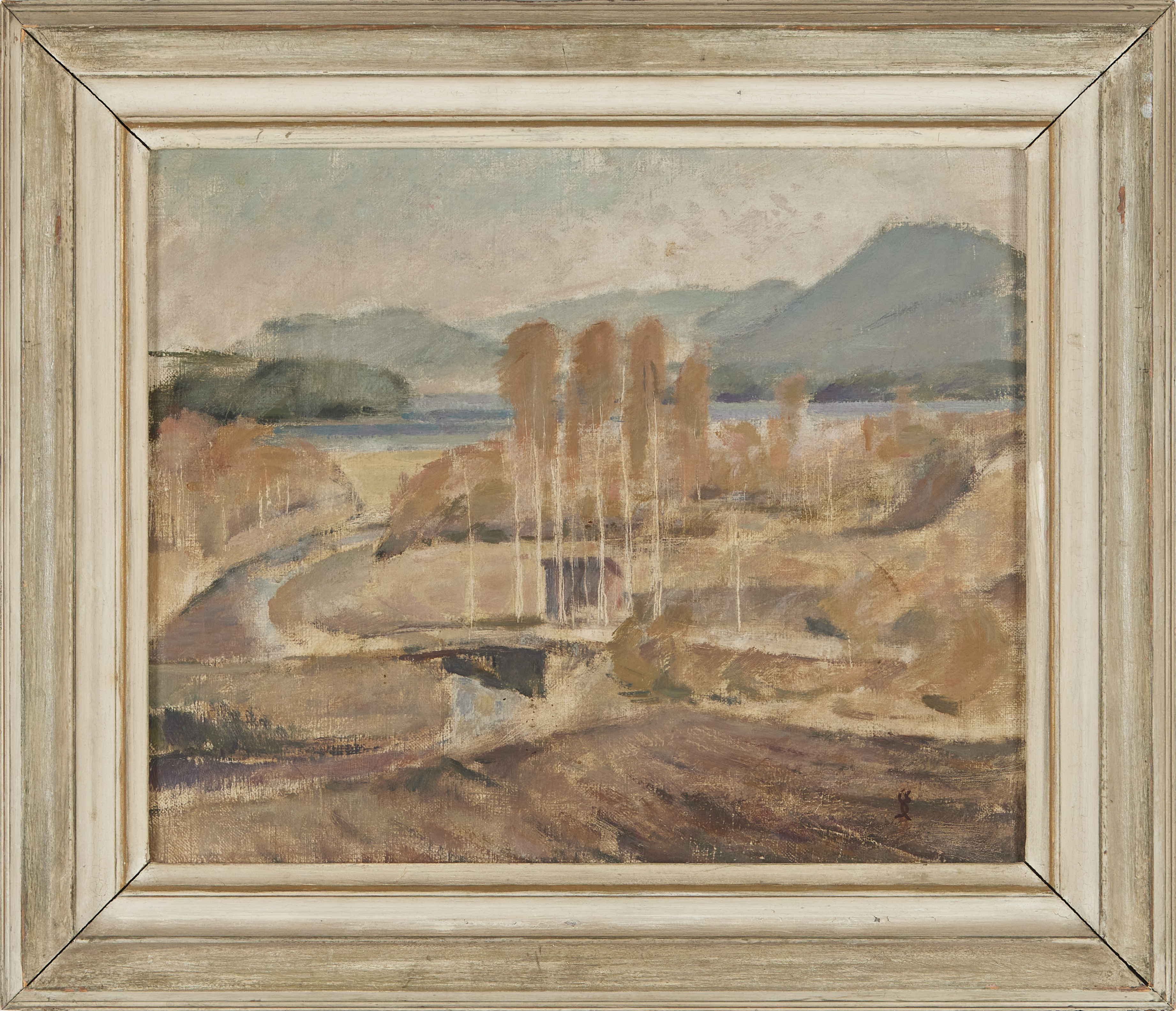 STURE EKENGREN (1918-1996). "Mot Gesunda", Dalarna, olja på duk.