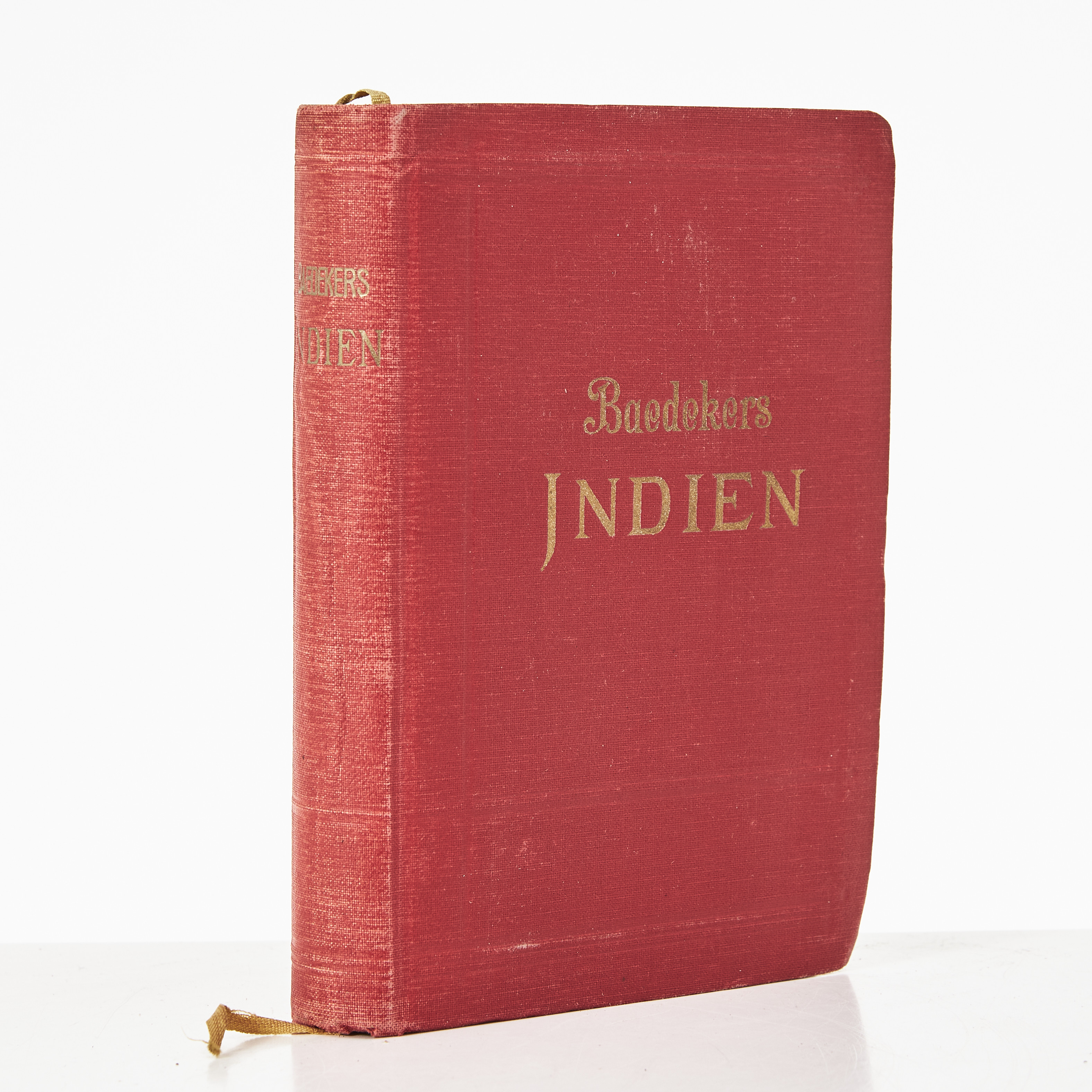 INDIEN, BAEDEKER, FÖRSTA UPPLAGAN, 1914.