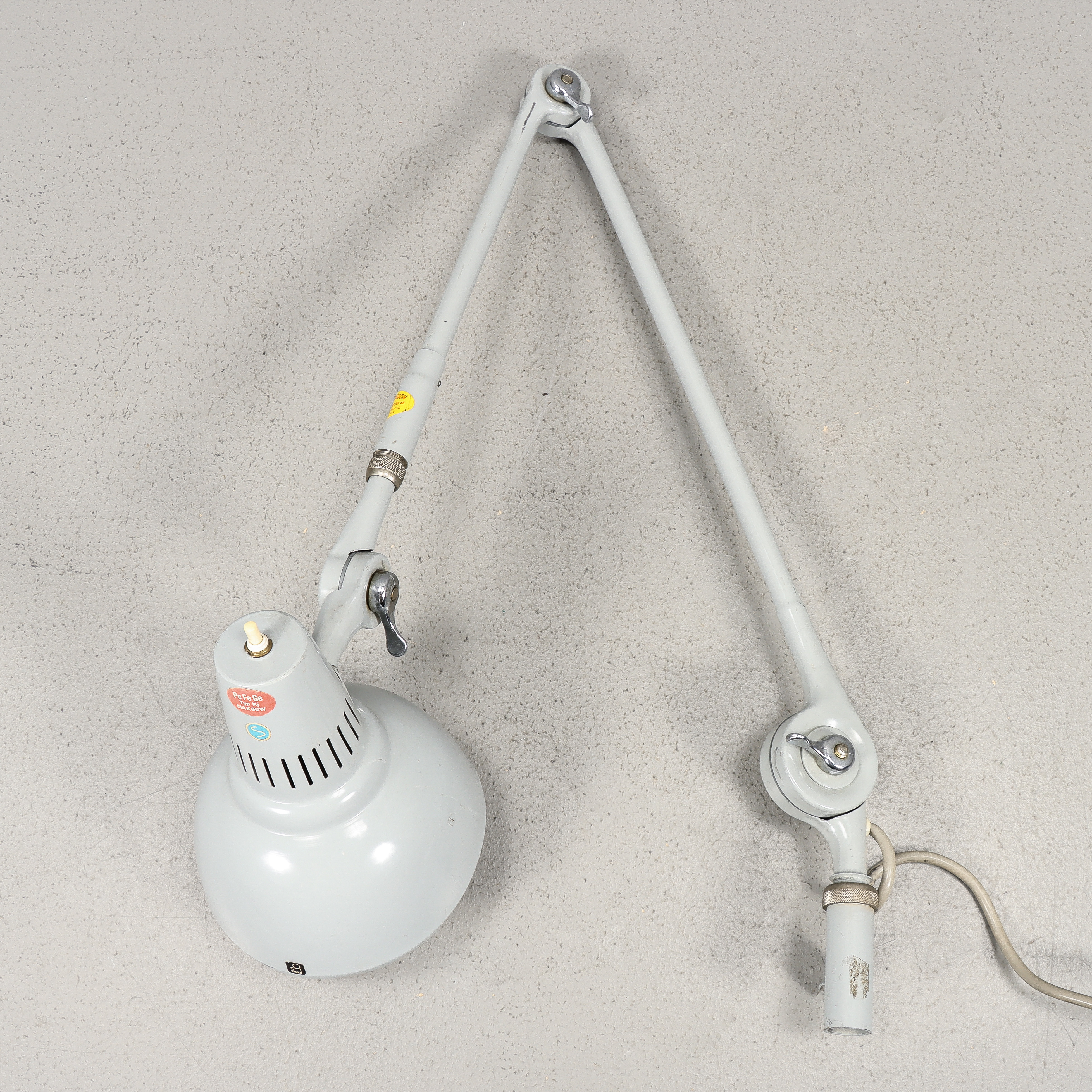 ARBETSLAMPA industridesign, PeFeGe.