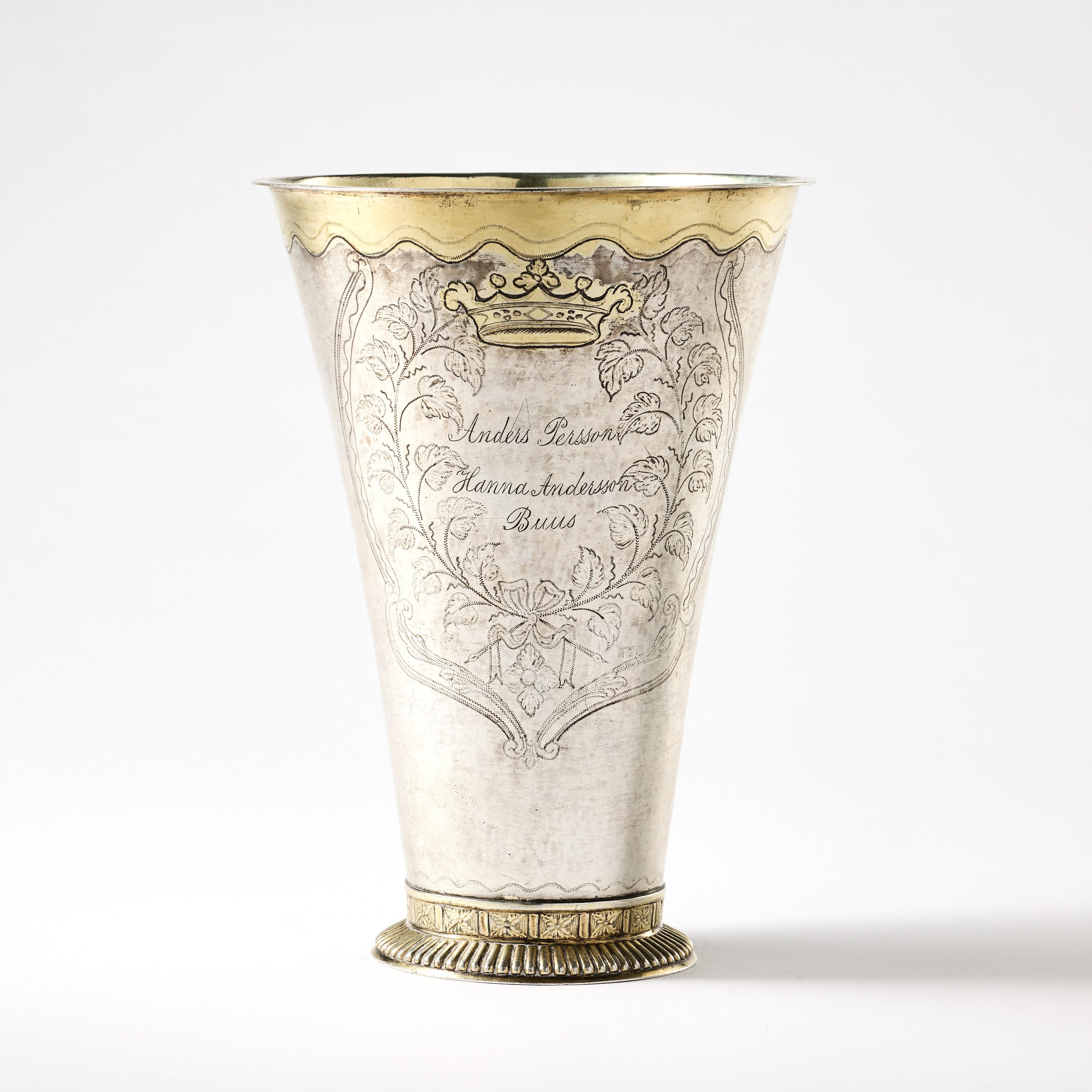 JACOB GYBERG. Bägare, silver, Lund 1797.