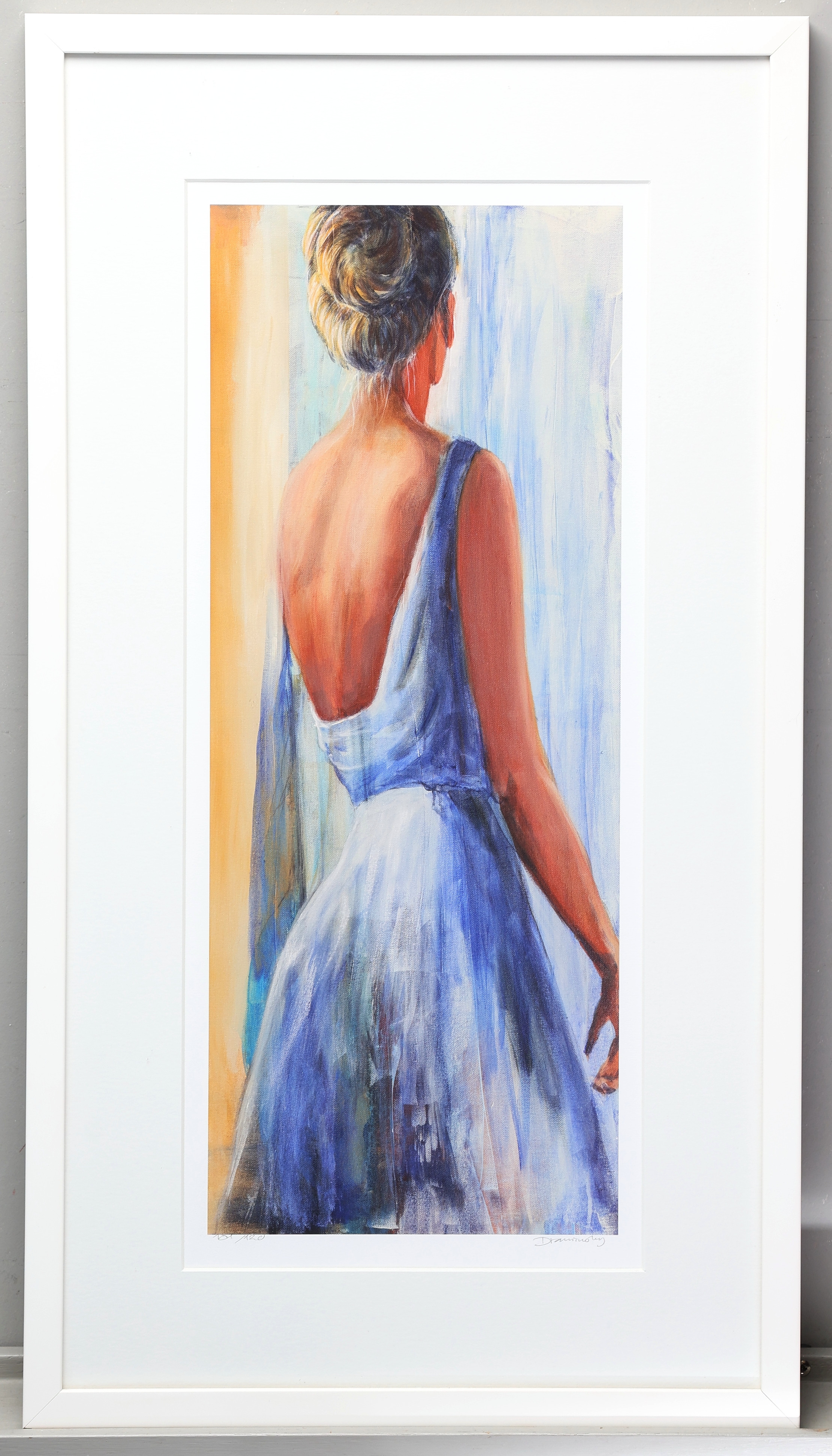 INGRID DRAMINSKY. Litografi, "På Väg", signerad, numrerad 101/120.