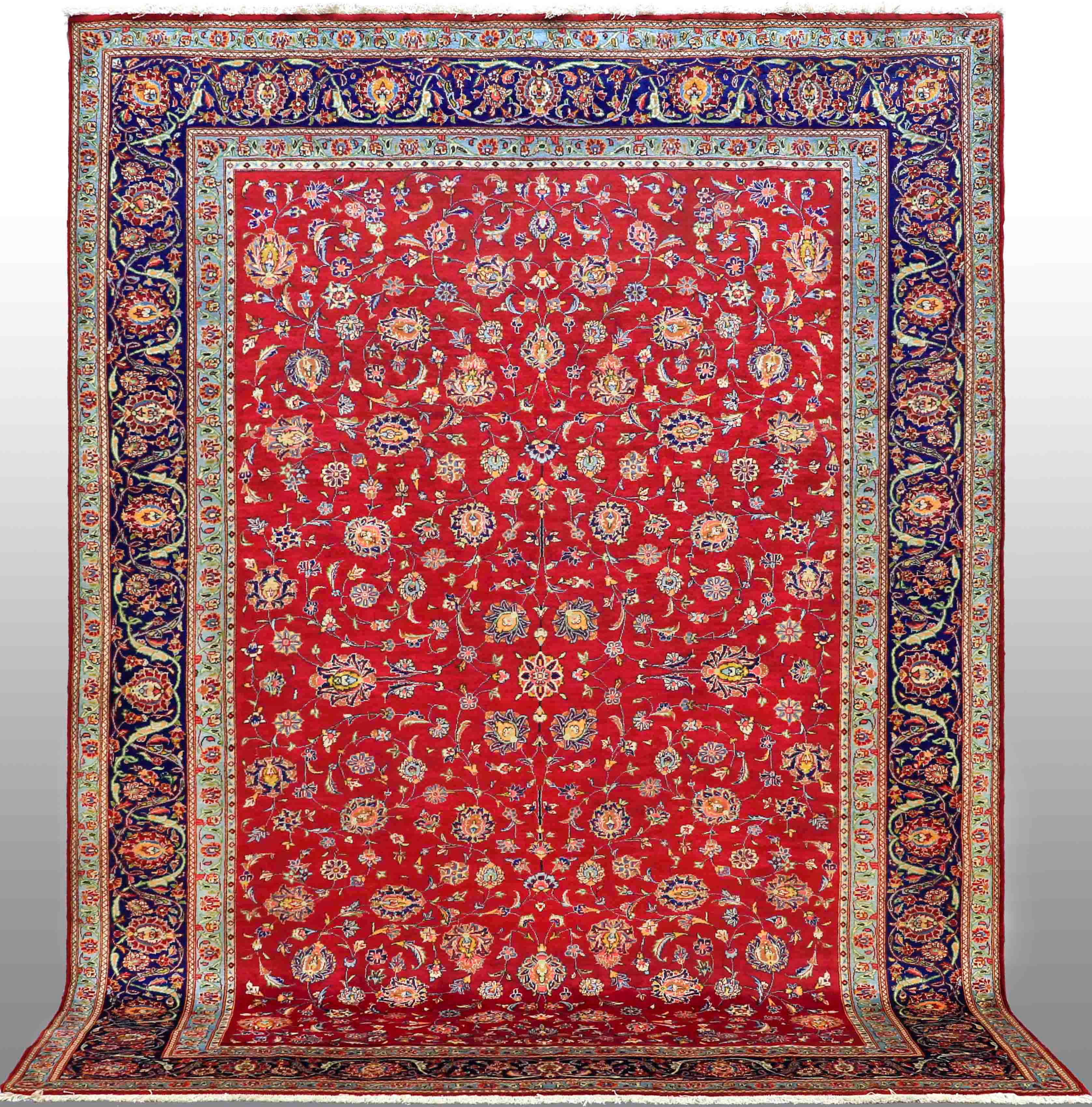 ORIENTMATTA. Keshan fine, 374 x 277 cm.