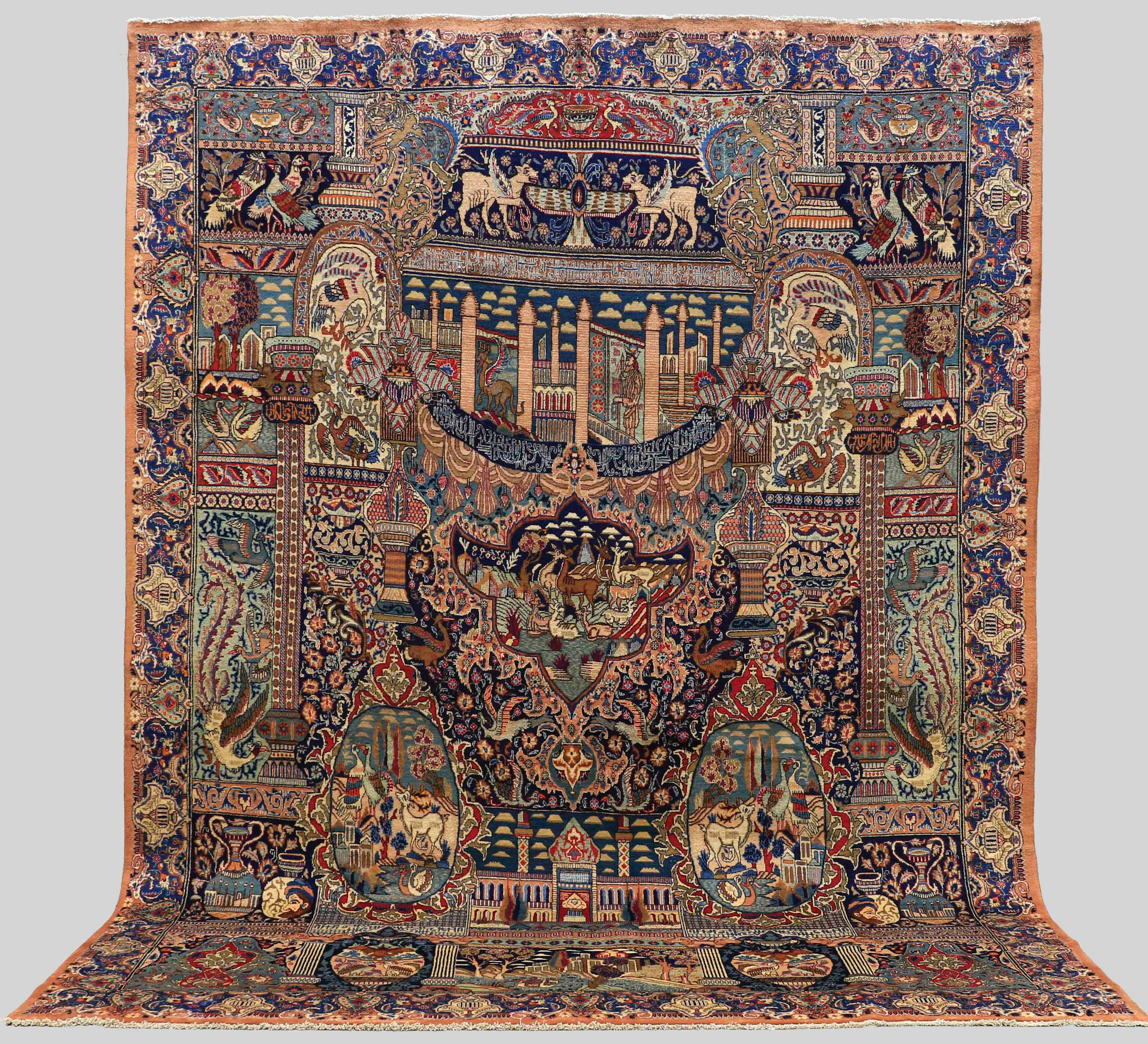 ORIENTMATTA. Figural Kashmar, 401 x 298 cm.