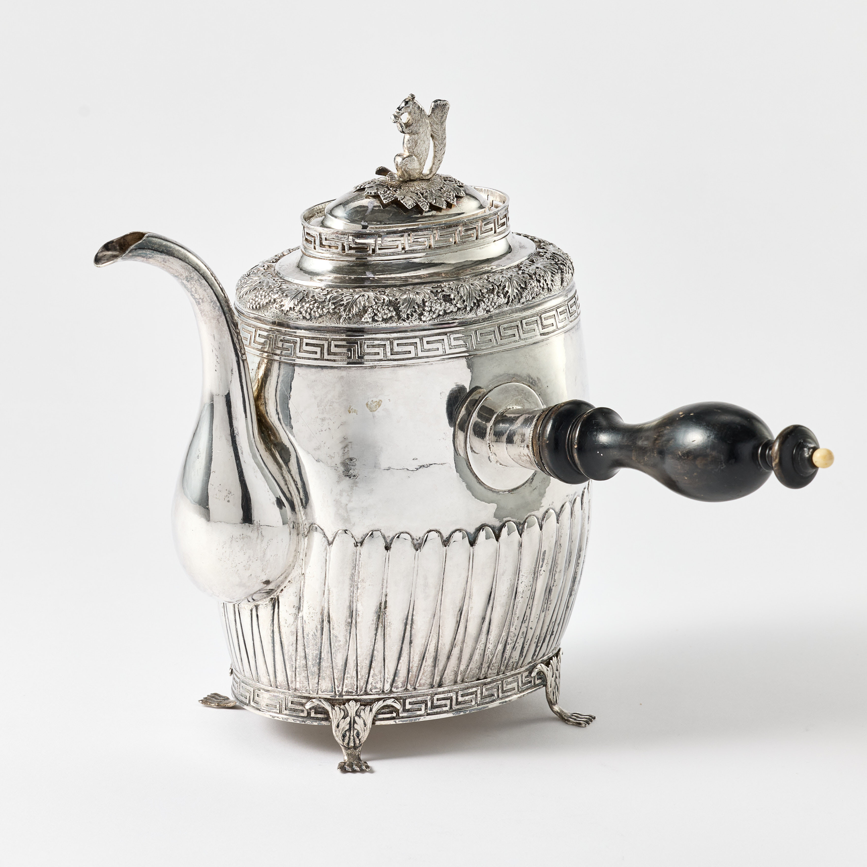 MAGNUS FRYBERG. Tekanna, silver, Jönköping, 1808.