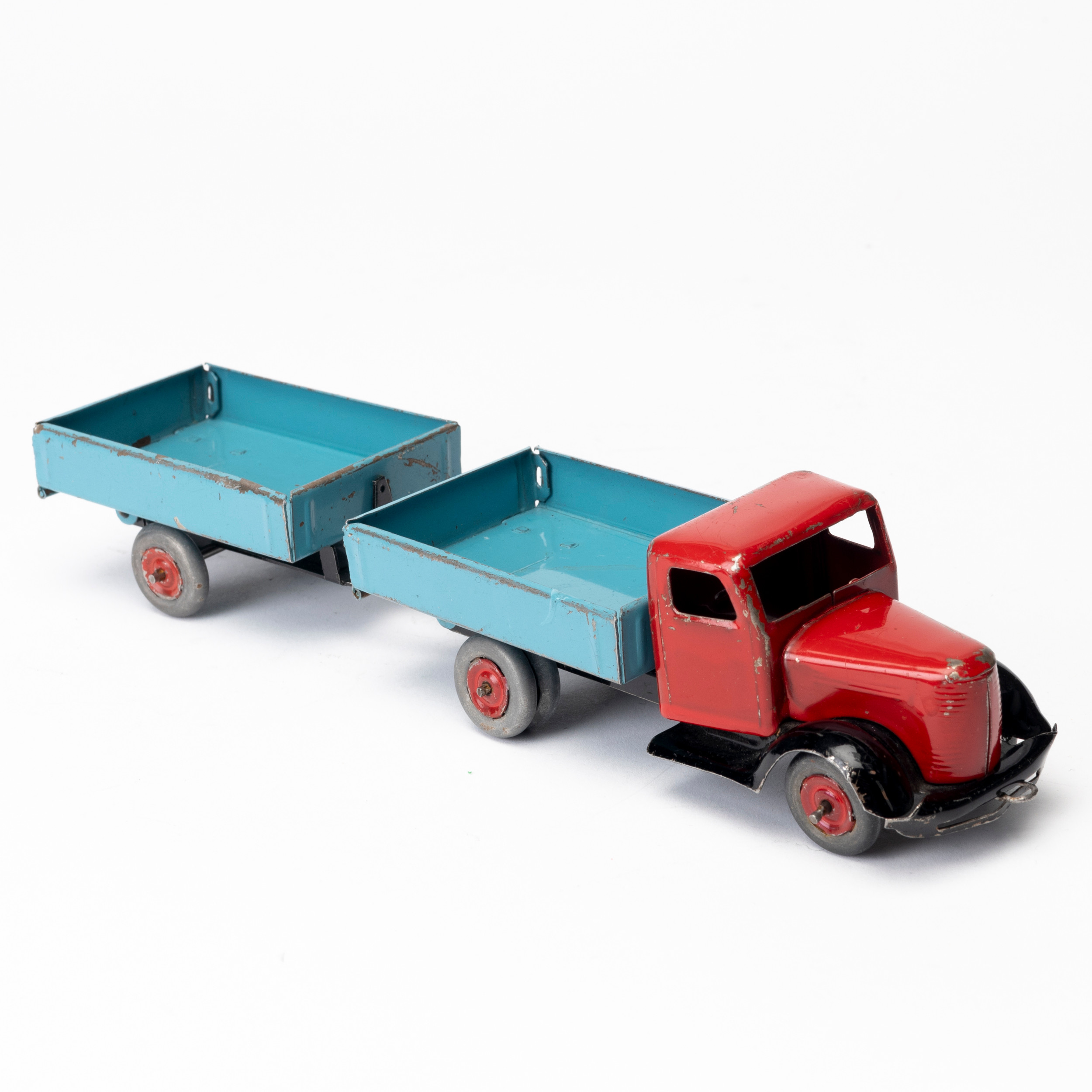 E.LISS&Co lastbil med släp. plåt, Gagnef, Sweden.