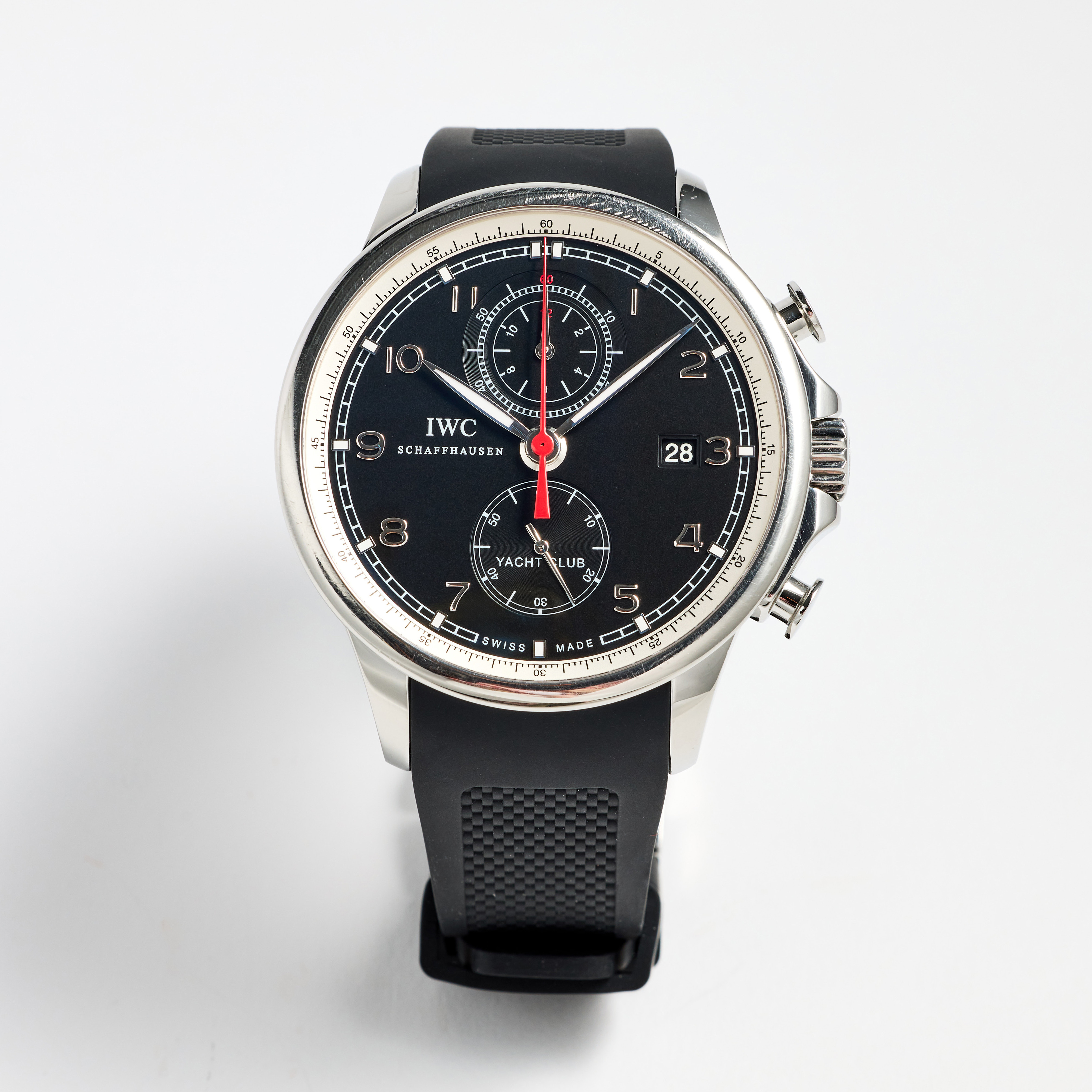 IWC, Schaffhausen, Portugieser Yacht Club Chronograph, armbandsur, 45 mm, certifikat, oktober 2011.