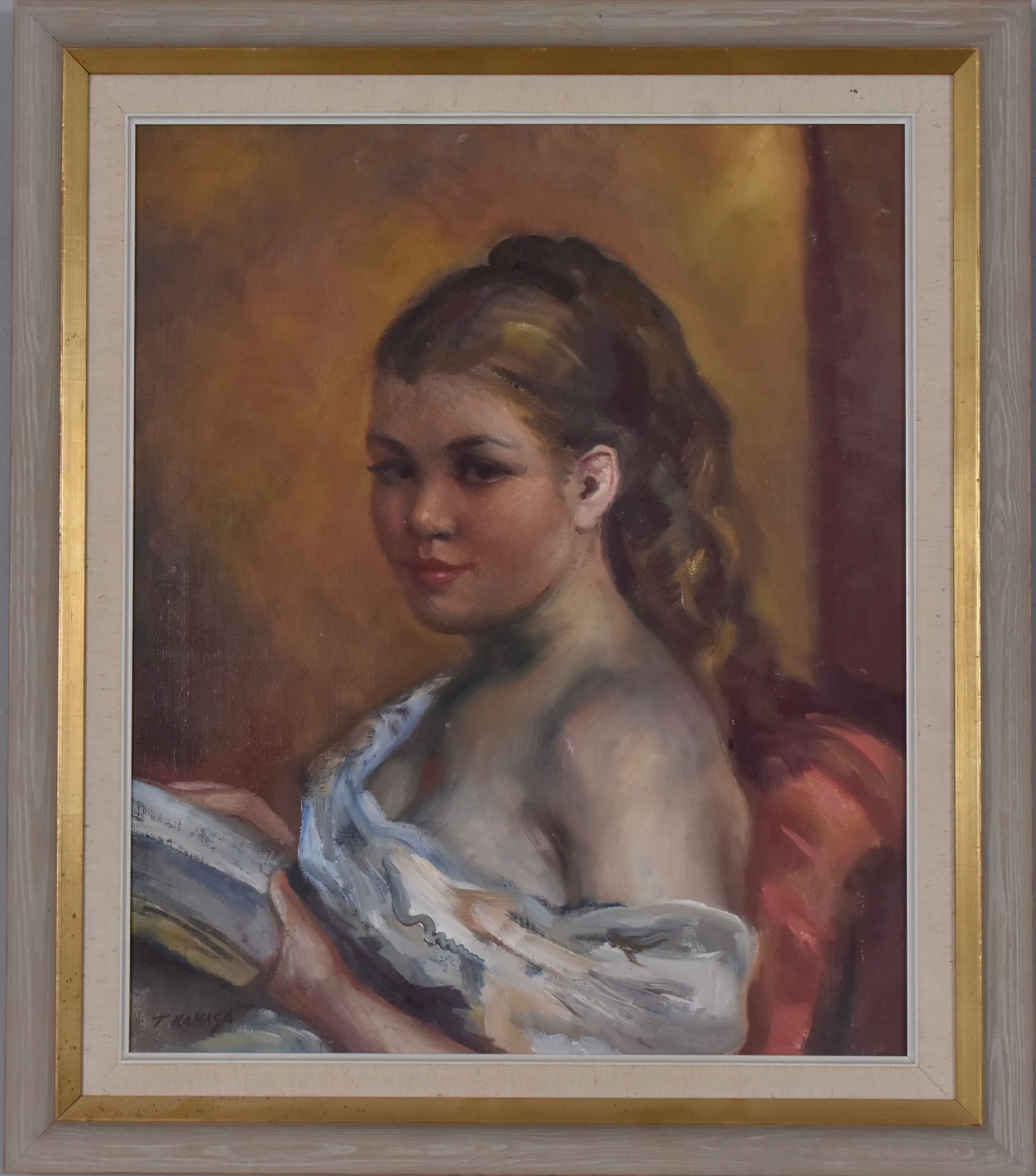 TADEUSZ KAMASA. Olja på duk.