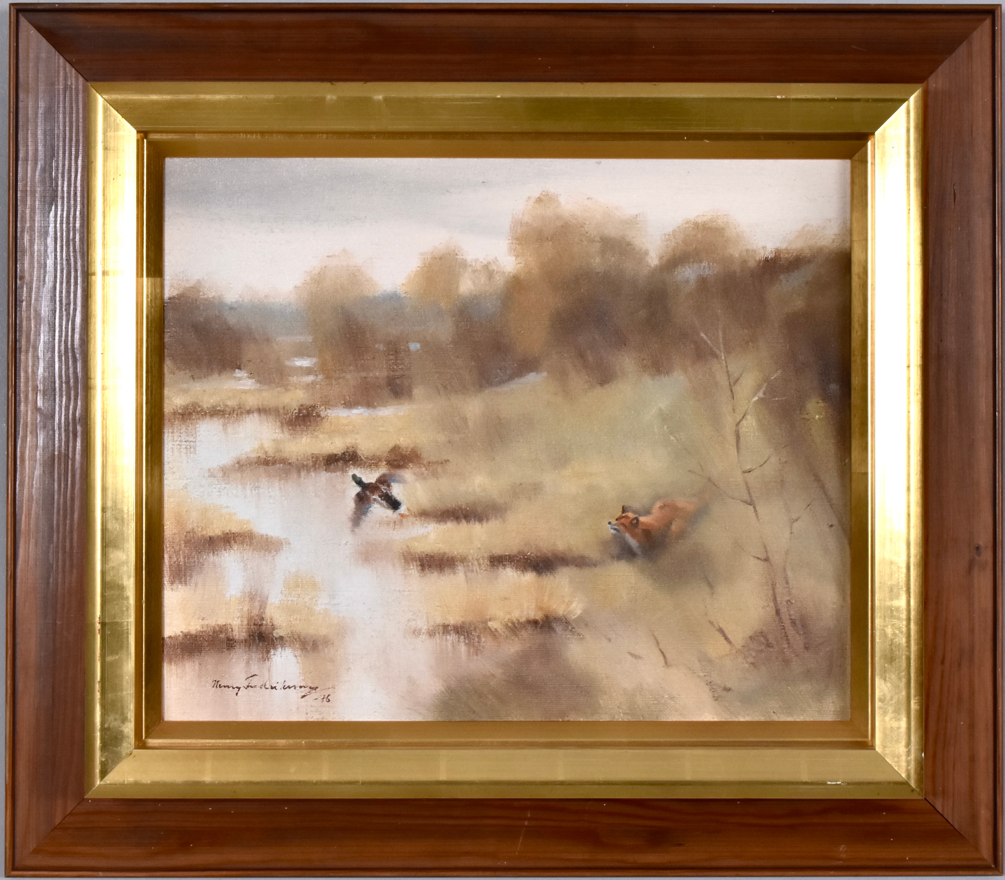 HENRY FREDRIKSSON. Olja på duk.