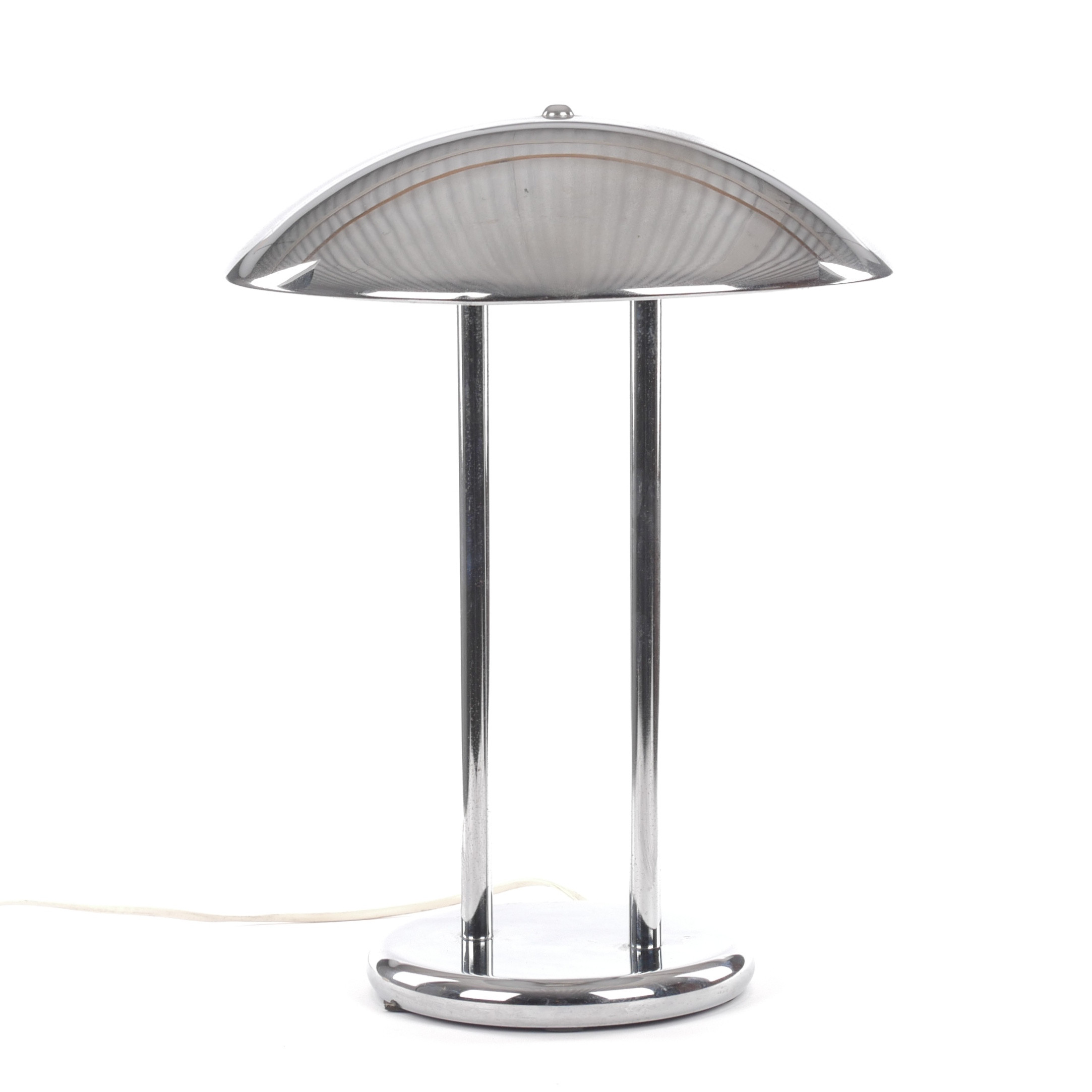 ROBERT SONNEMAN. Bordslampa, "Mushroom lamp", IKEA, krom, 1970/80-tal.