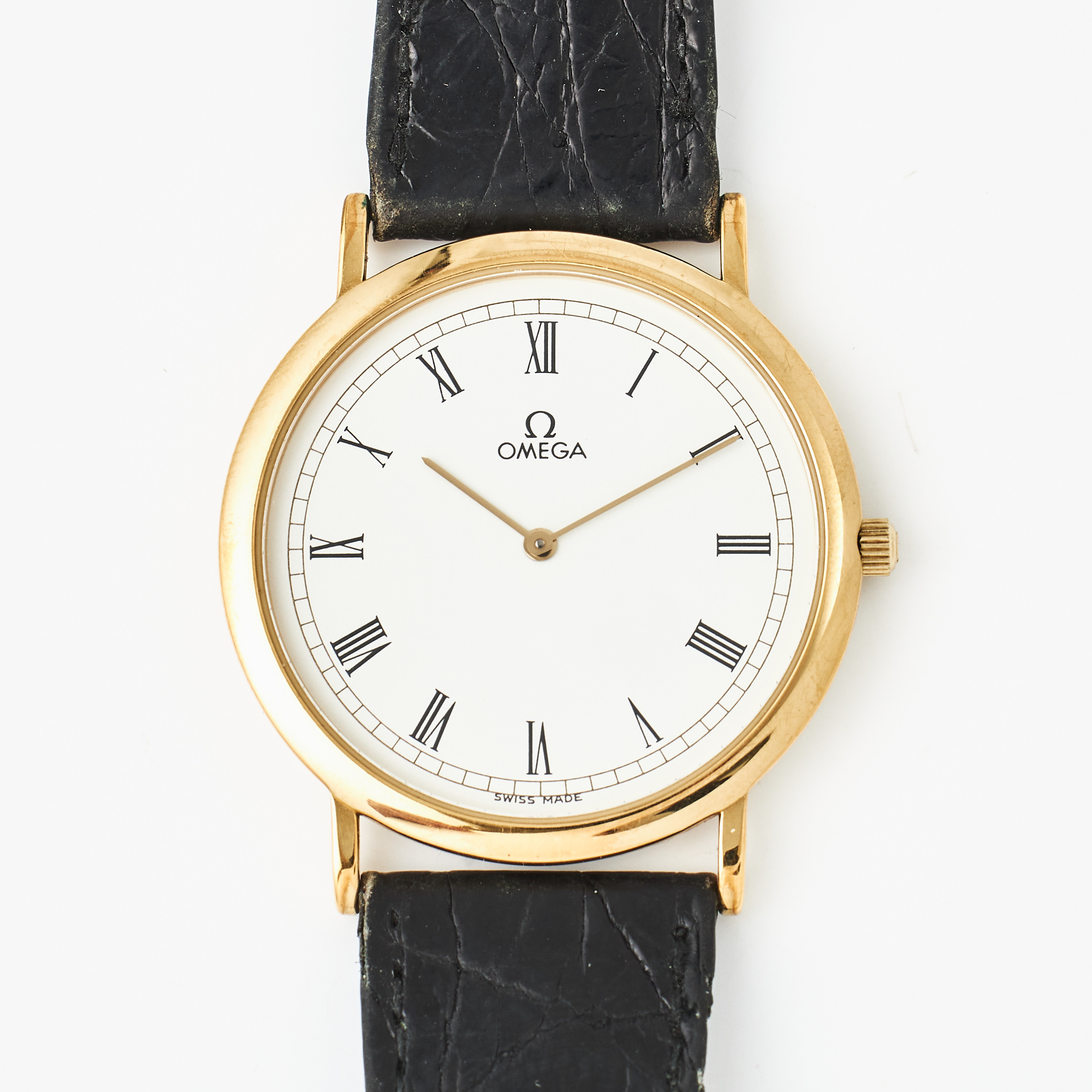 OMEGA, De Ville, Ile de France, armbandsur, 32,5 mm, double (20 micron), ca 1986.