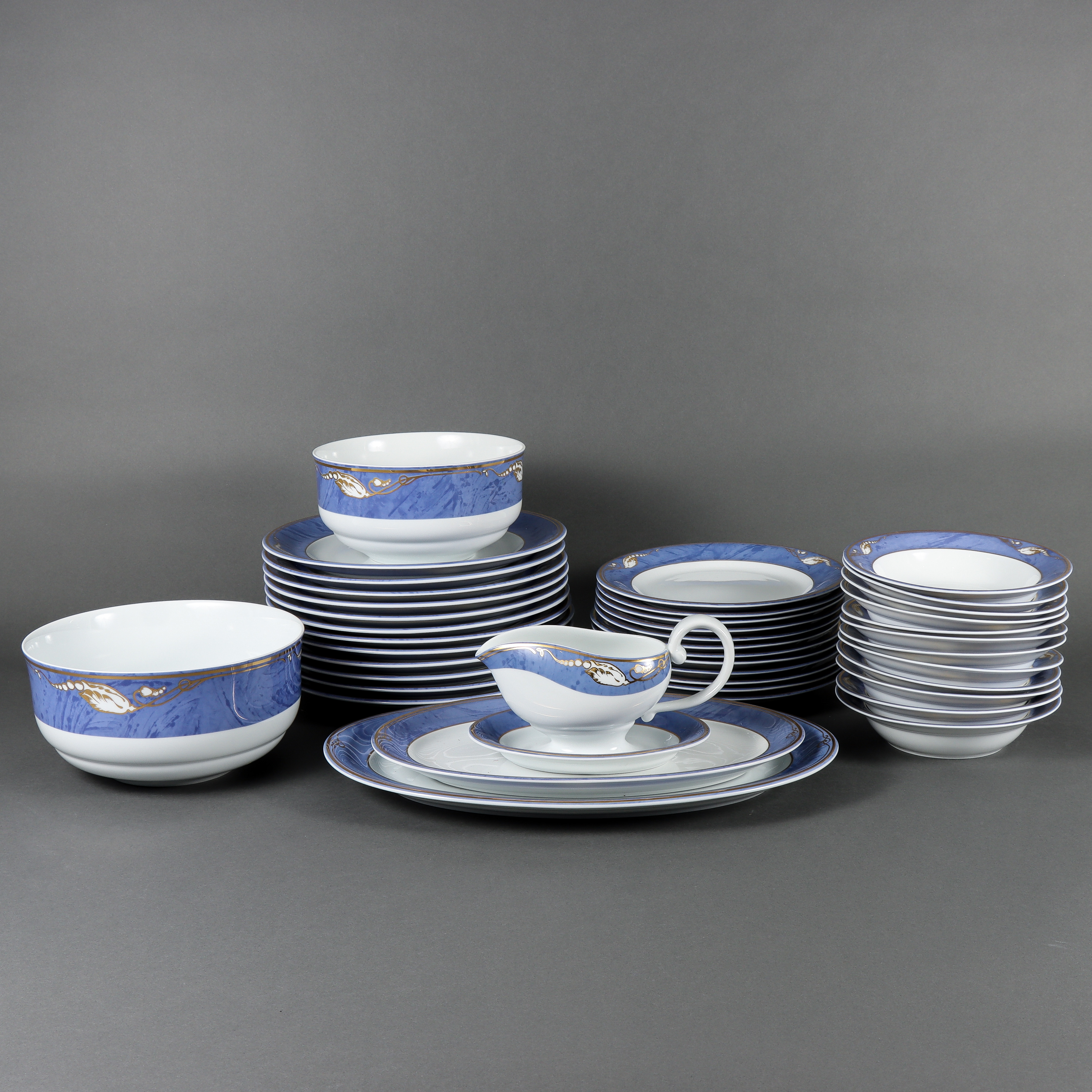 MATSERVIS Royal Copenhagen Magnolia, 41 delar.