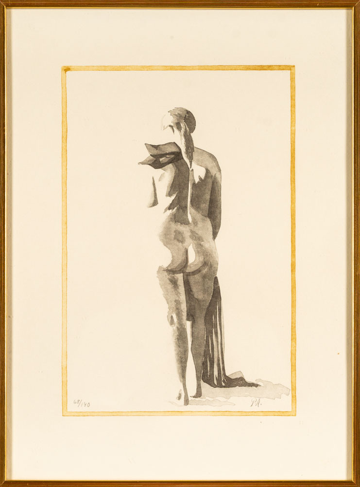 PER ANDERSSON. litografi, signerad P.A, numrerad 68/140.