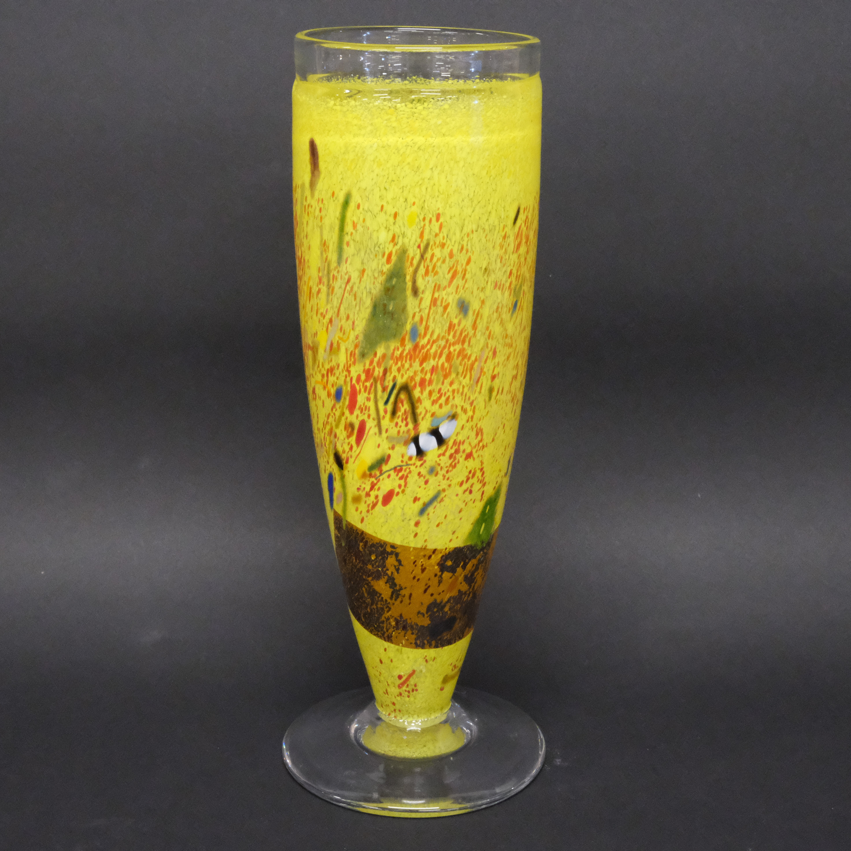 BERTIL VALLIEN. VAS, "SATELLITE", KOSTA BODA, SIGNERAD.