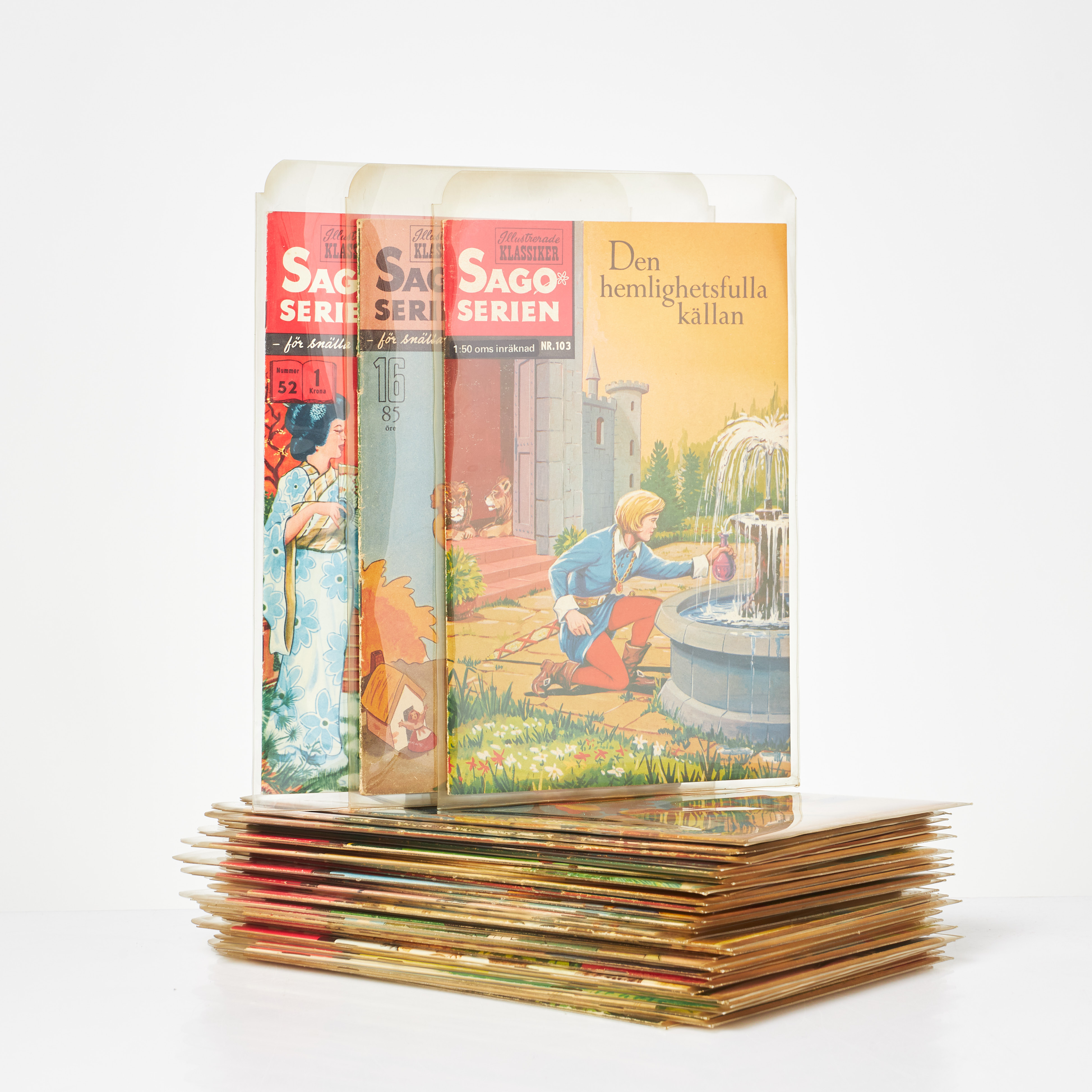 SAGOSERIEN. 32 delar, 1950-60 tal, Illustrerade Klassiker.