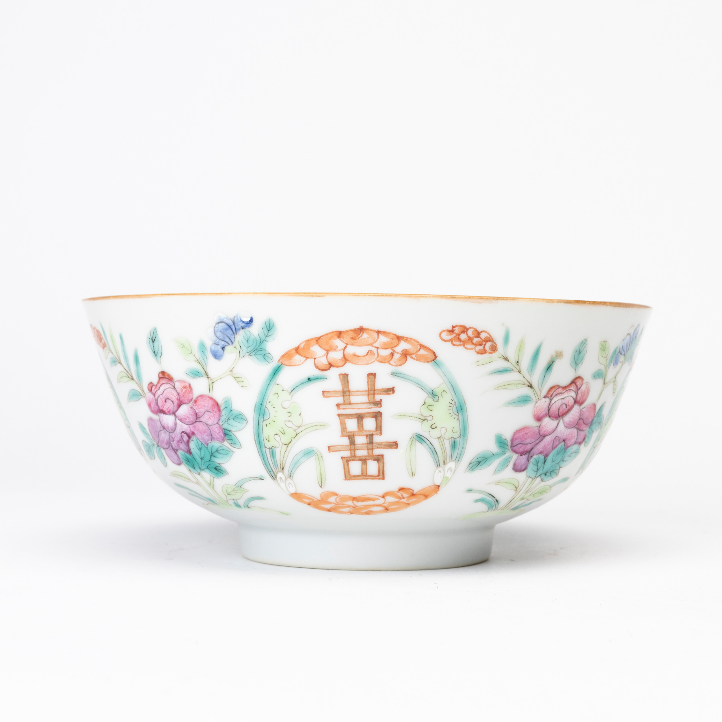 SKÅL, porslin, Kina, bär Tongzhis märke, 1800-talets slut.