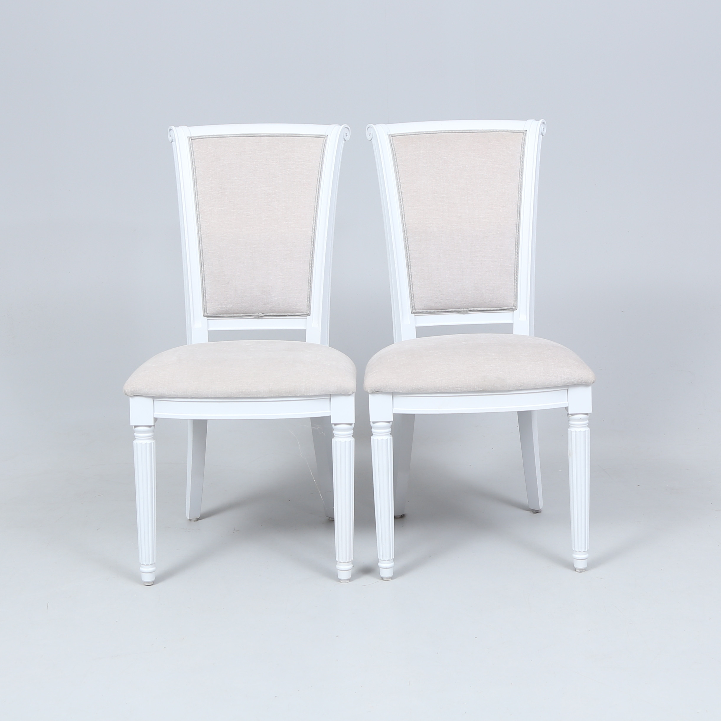 STOLAR, 1 par, bemålade, 1900-tal.