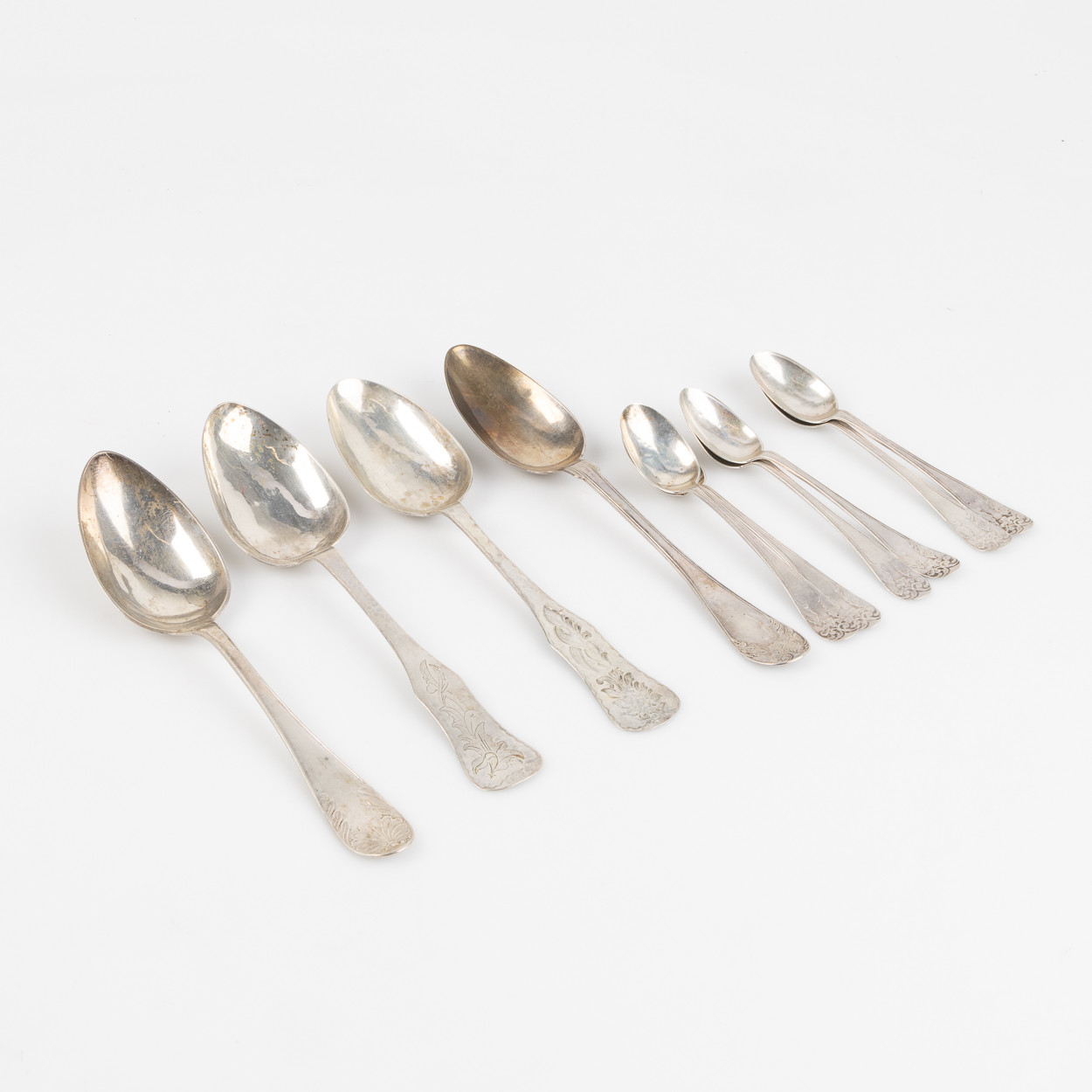 SKEDAR, 10 delar, silver, Helsingborg, 1800-talets andra del.