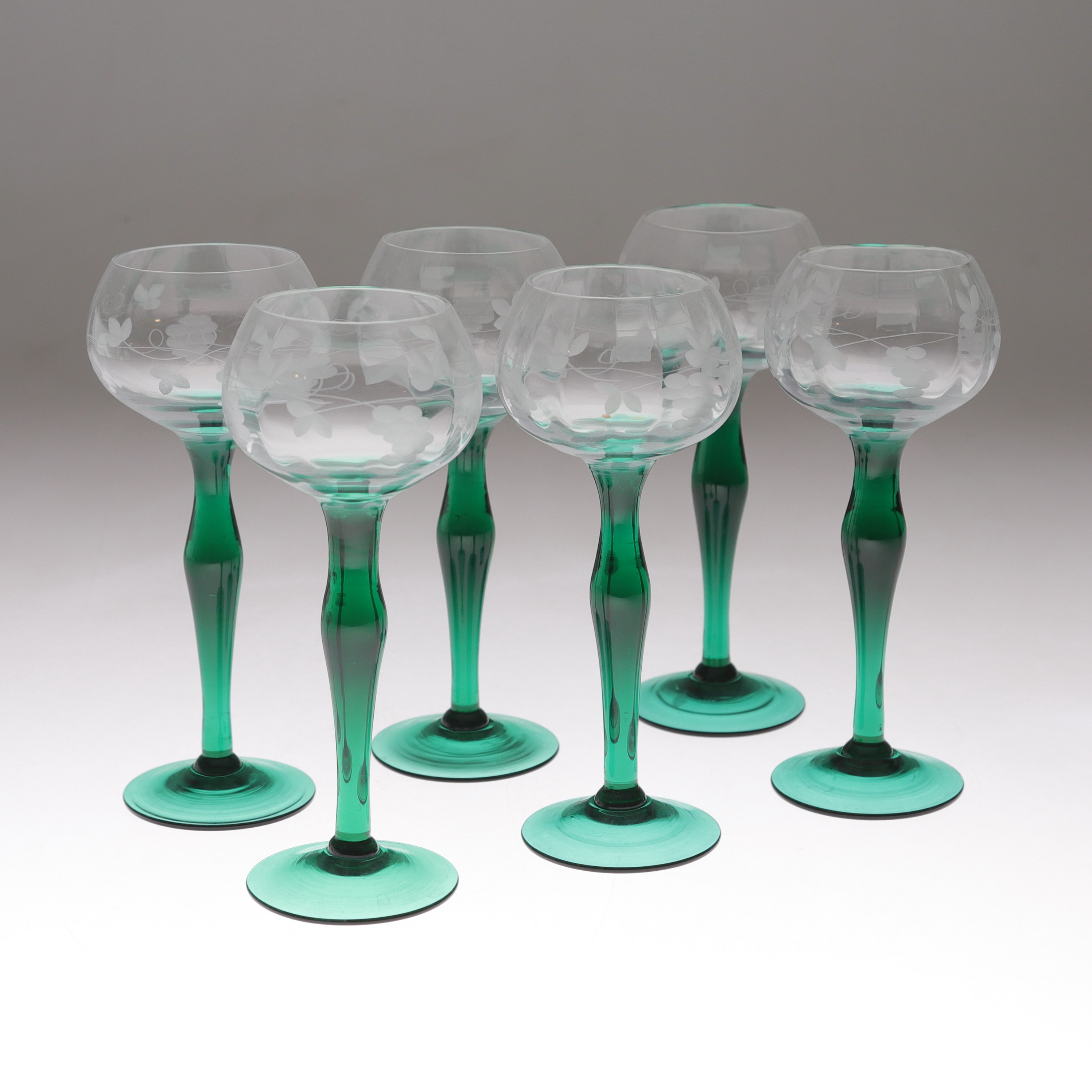 REMMARE, 6 st, glas, Reijmyre glasbruk.